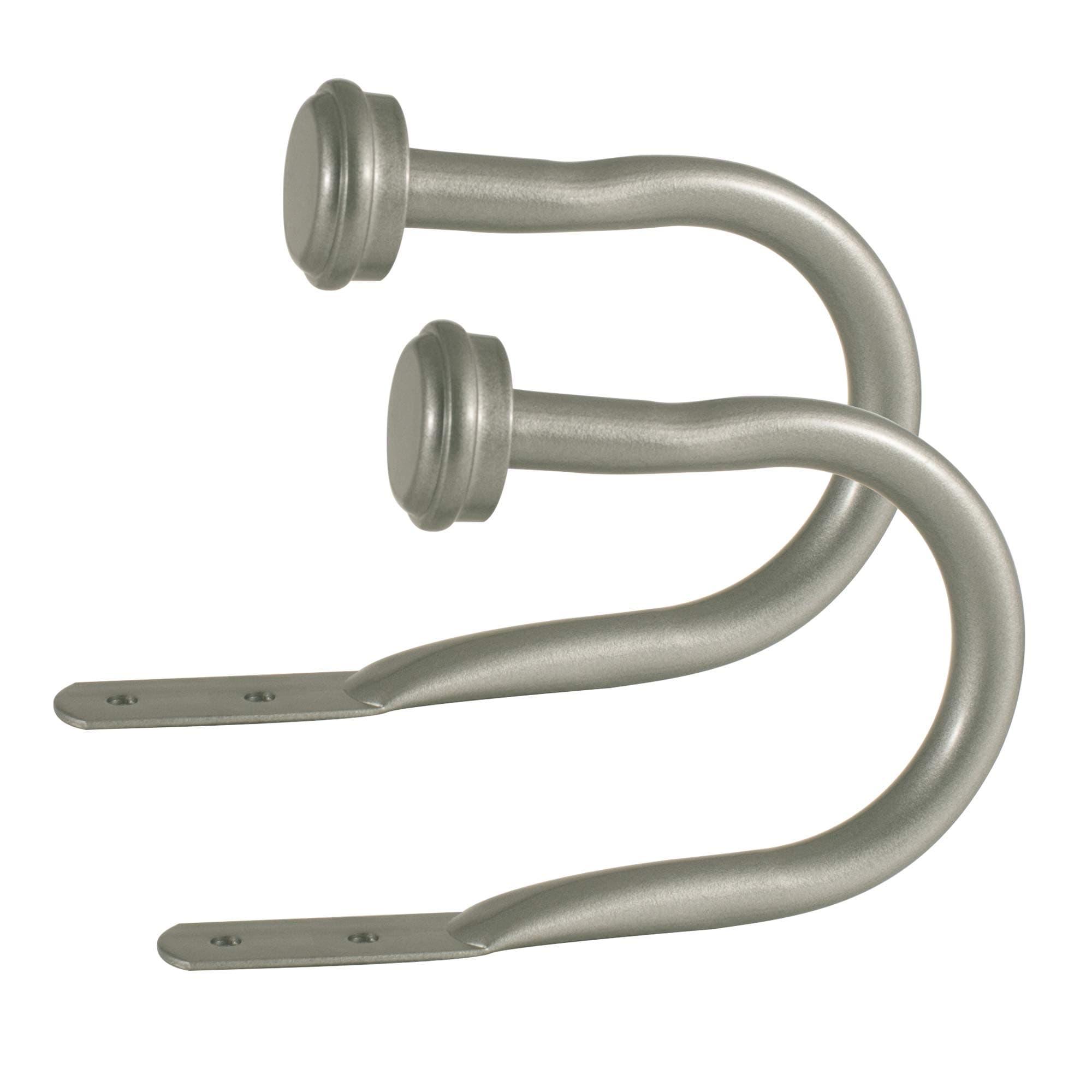 DecopolitanCap Curtain Holdback, Nickel