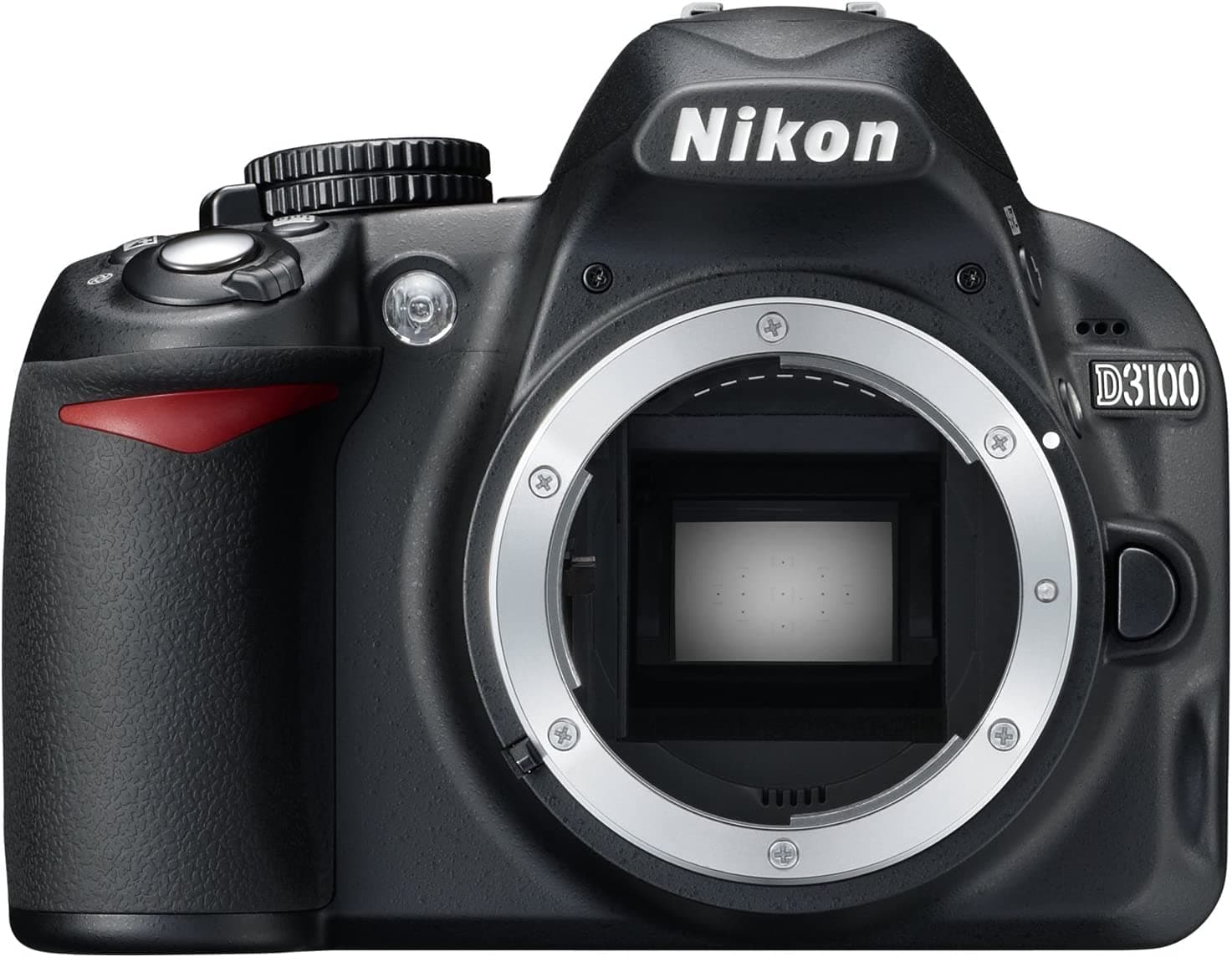 Nikon D3100 14.2MP DX-Format DSLR Digital Camera (Body Only) (25470B) - (Black) - (Renewed)