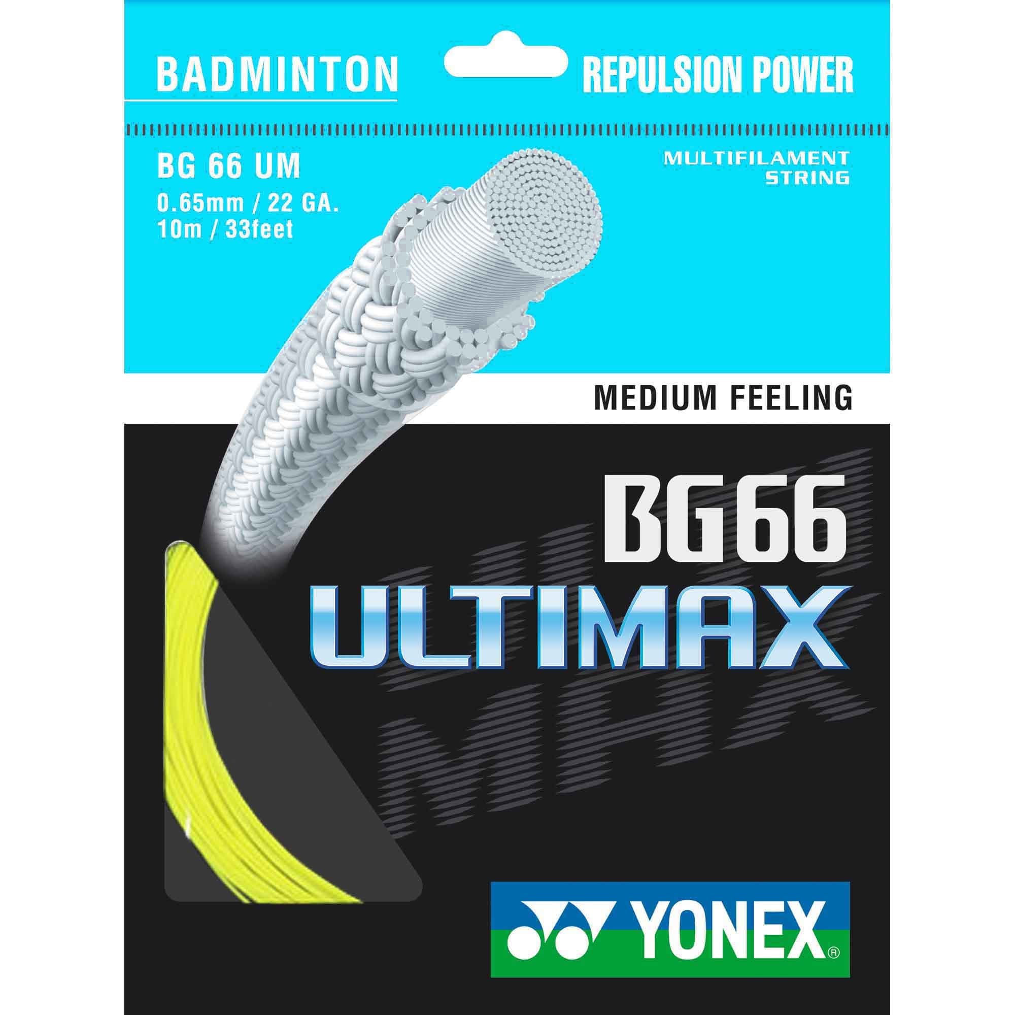 BG 66 Ultimax Badminton String - Yellow