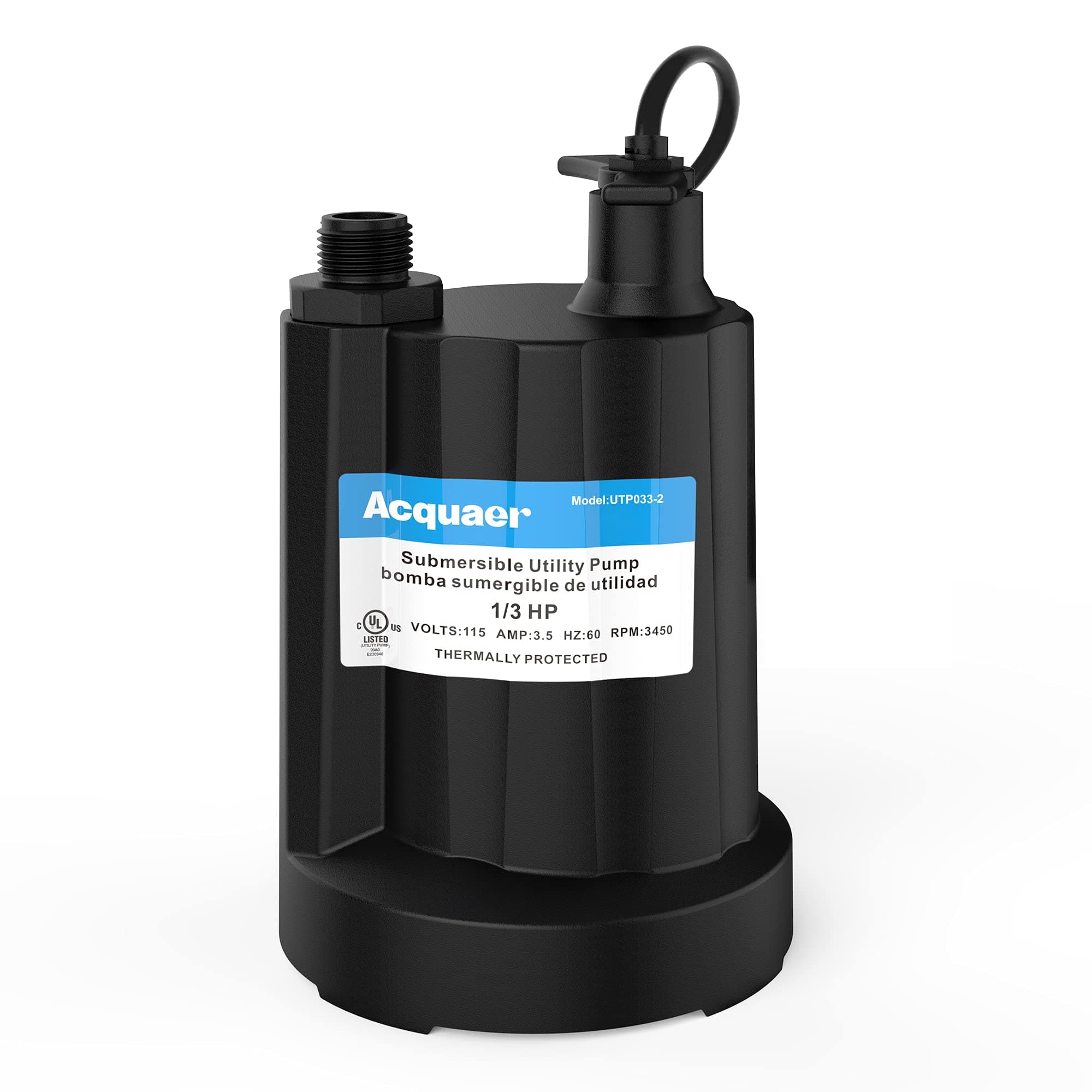 Acquaer 1/3HP Utility Pump
