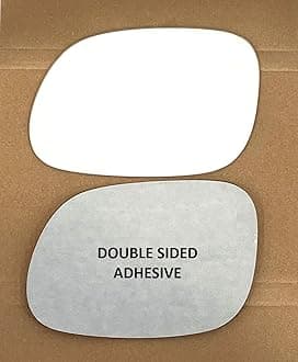 New Mirror Glass with Full Size Adhesive for 2014-2019 Kia Soul Driver Side View Left LH