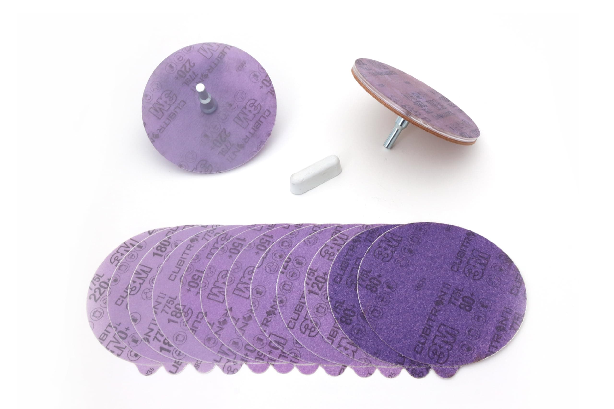 Taytools 6" Drill Press Sharpener for Woodworking Tools (Chisels & Plane Blades) comes with Steel Arbors, Acrylic Discs, PSA Abrasive Discs, Horsebutt Leather, & Honing Compound