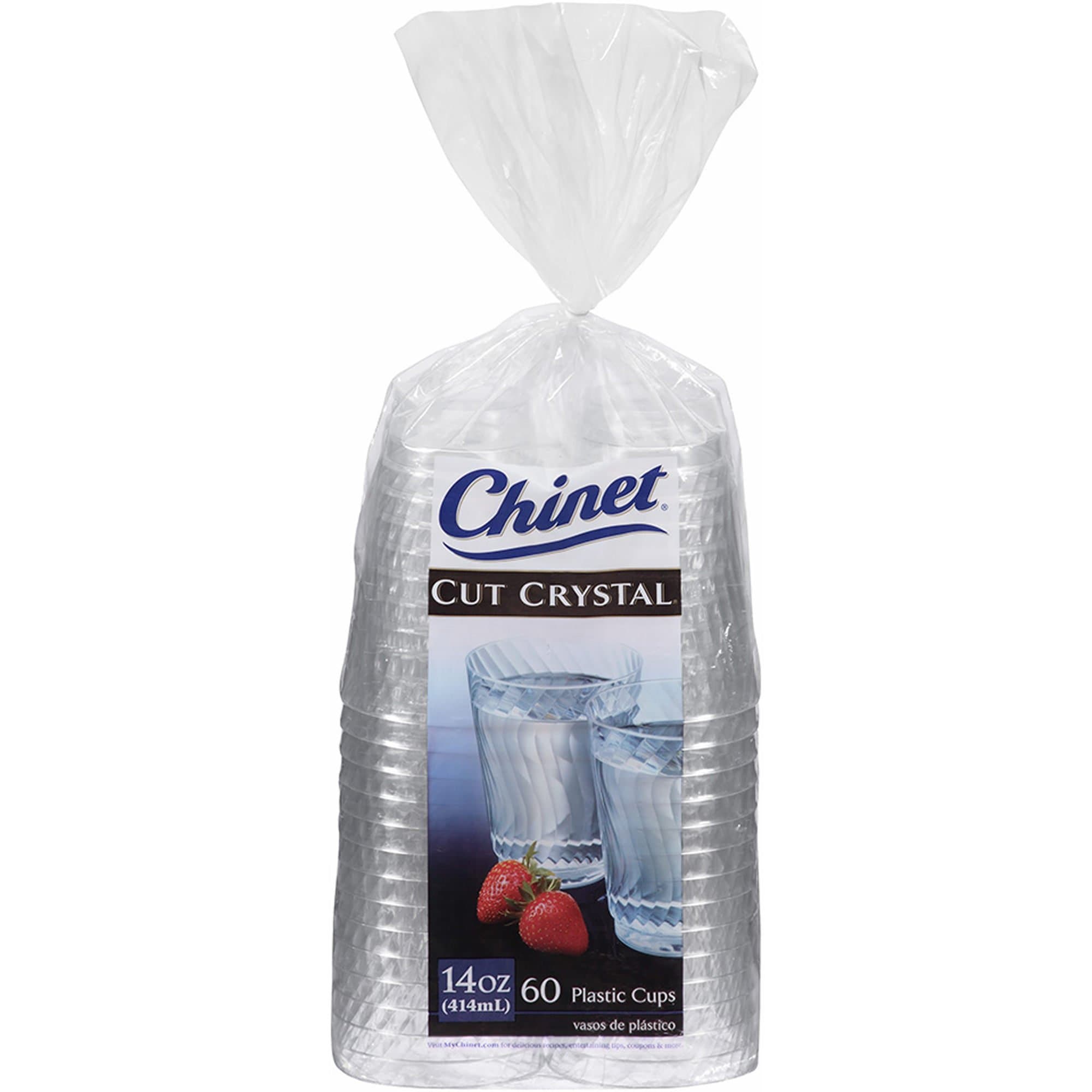 Chinet Cut Crystal 14 Oz 60 Count