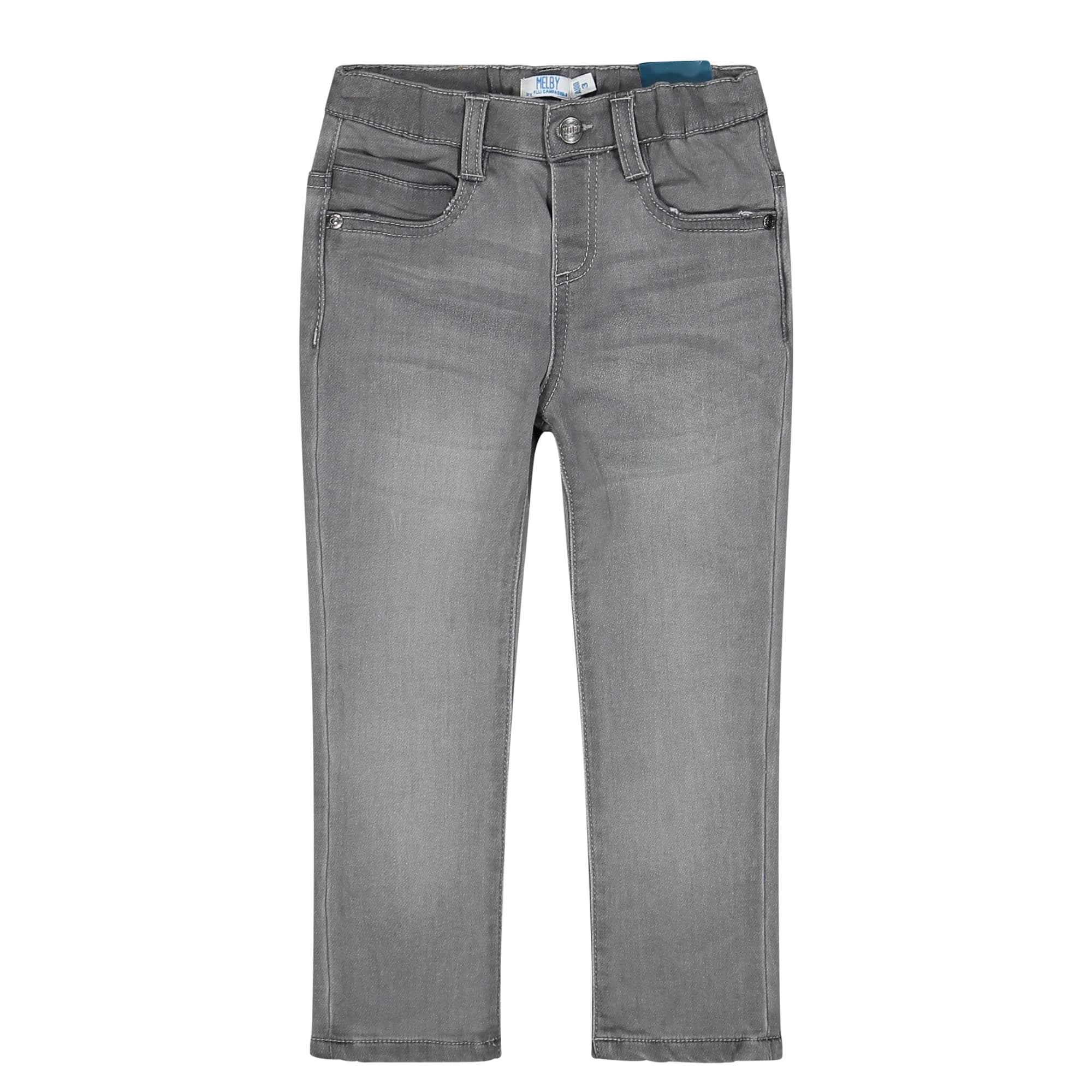 Melby, Comfortable and stretch jeans for kids, Grey