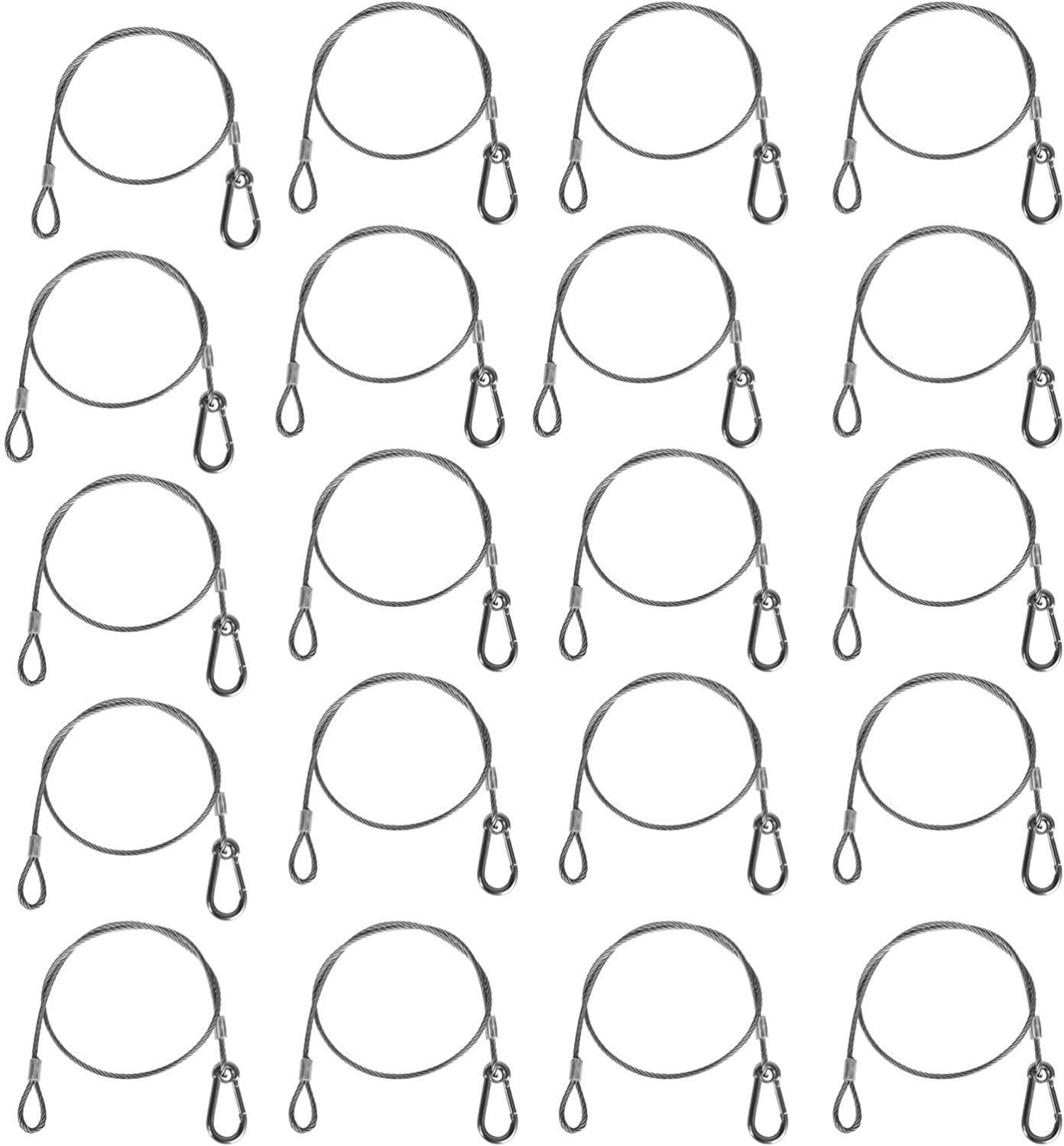 20 Pack Safety Cable