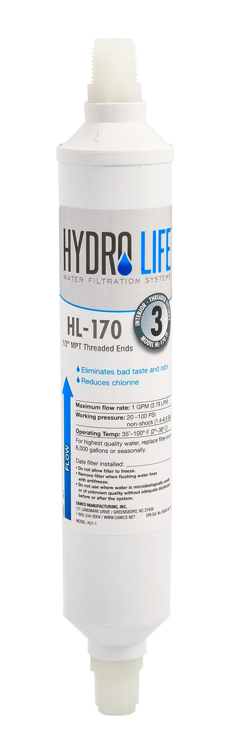 Hydro Life 52117 HL-170 TF Replacement Filter