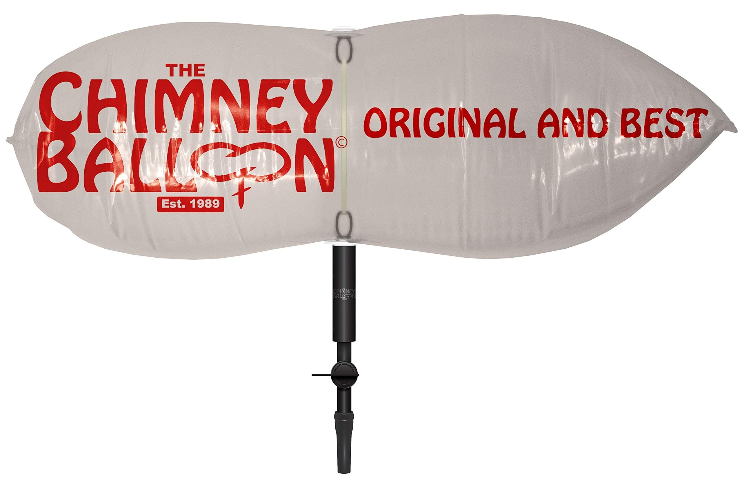 THE CHIMNEY BALLOONK9O-GH2-98G Draught Excluder, Clear