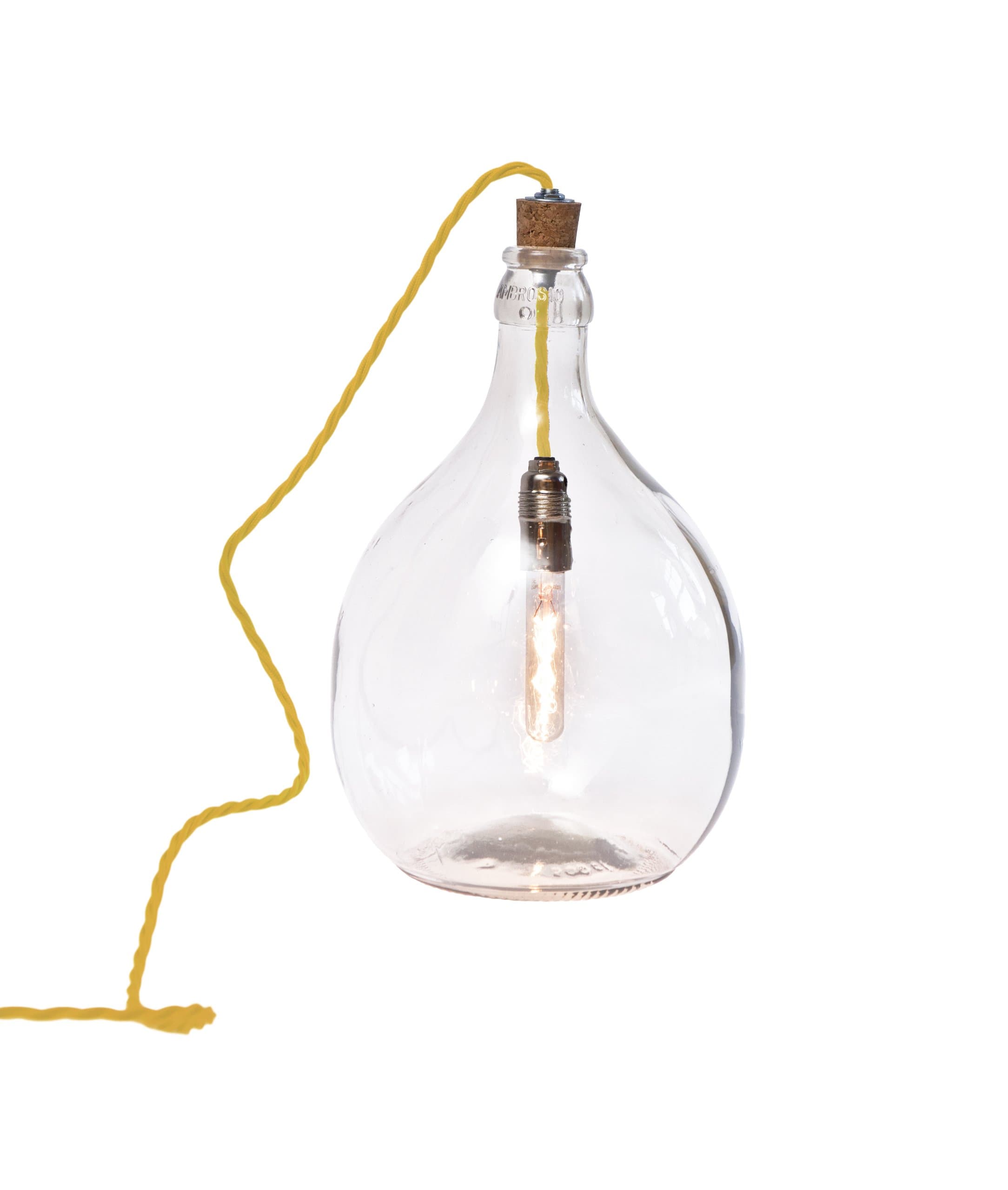 La Cachaca Glass Model Distillery One Floor Standing Small, Yellow