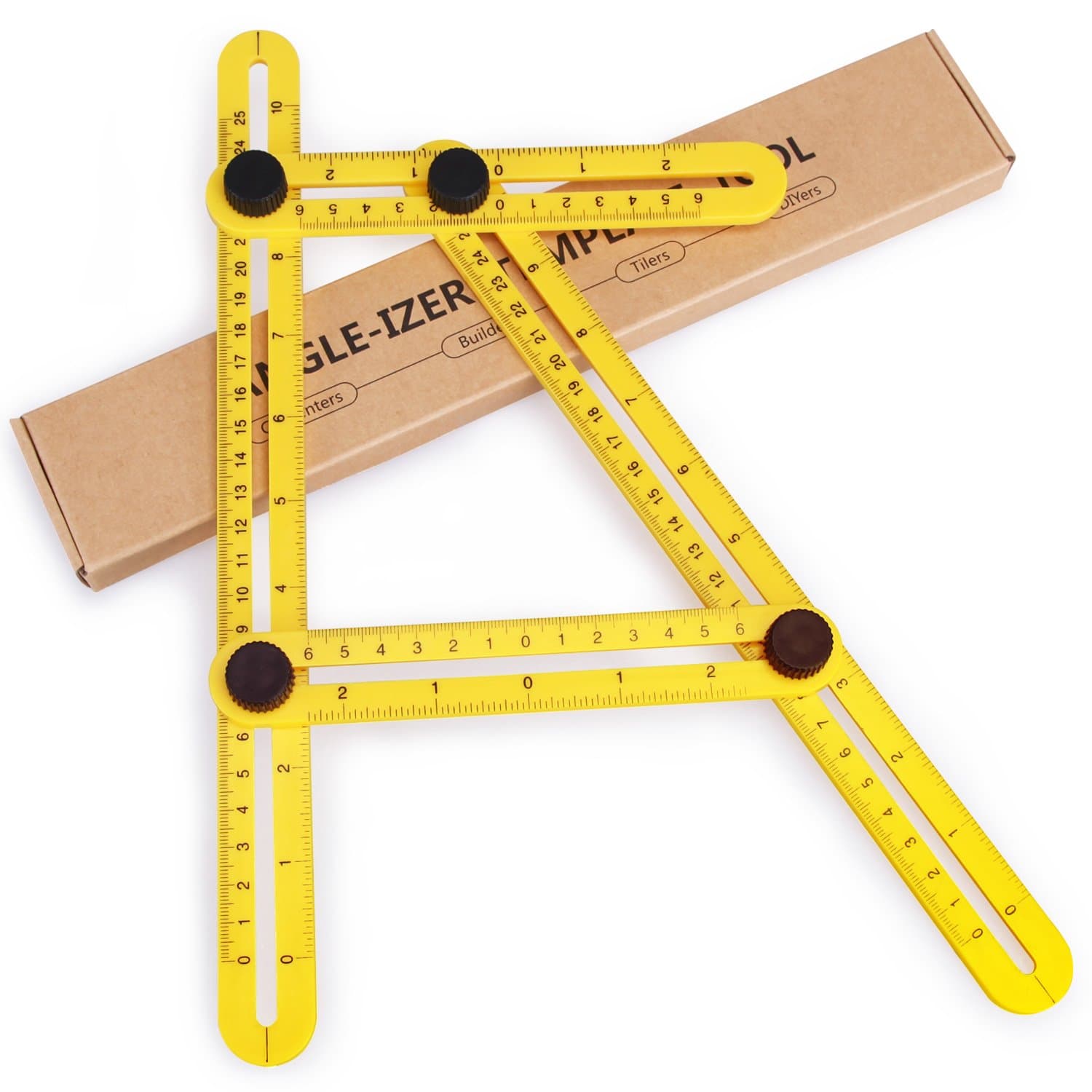 Angleizer Template Tool Multi Angle Measure Tool Multi Angle Measuring Ruler Angle Ruler Angle Template Tool for Carpenter Builder Craftsmen and Engineer