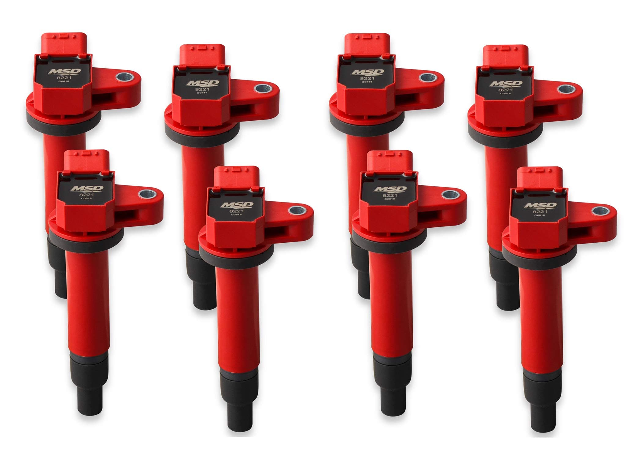 82218 Ignition Coils Blaster Series, Red, 8-Pack