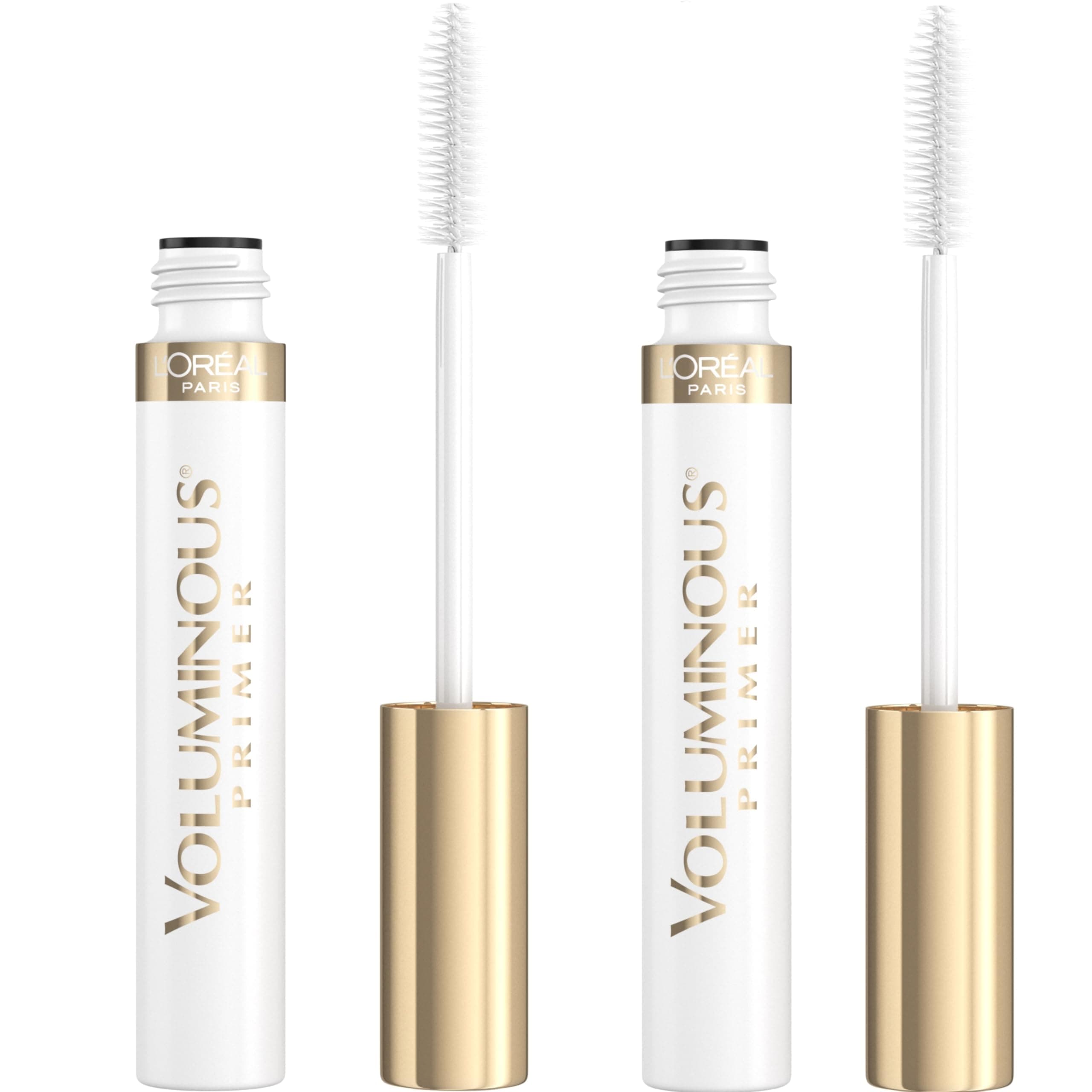 Voluminous Lash Boosting Conditioning Primer Mascara, White Primer, 0.24 Fl Oz., 2 Count