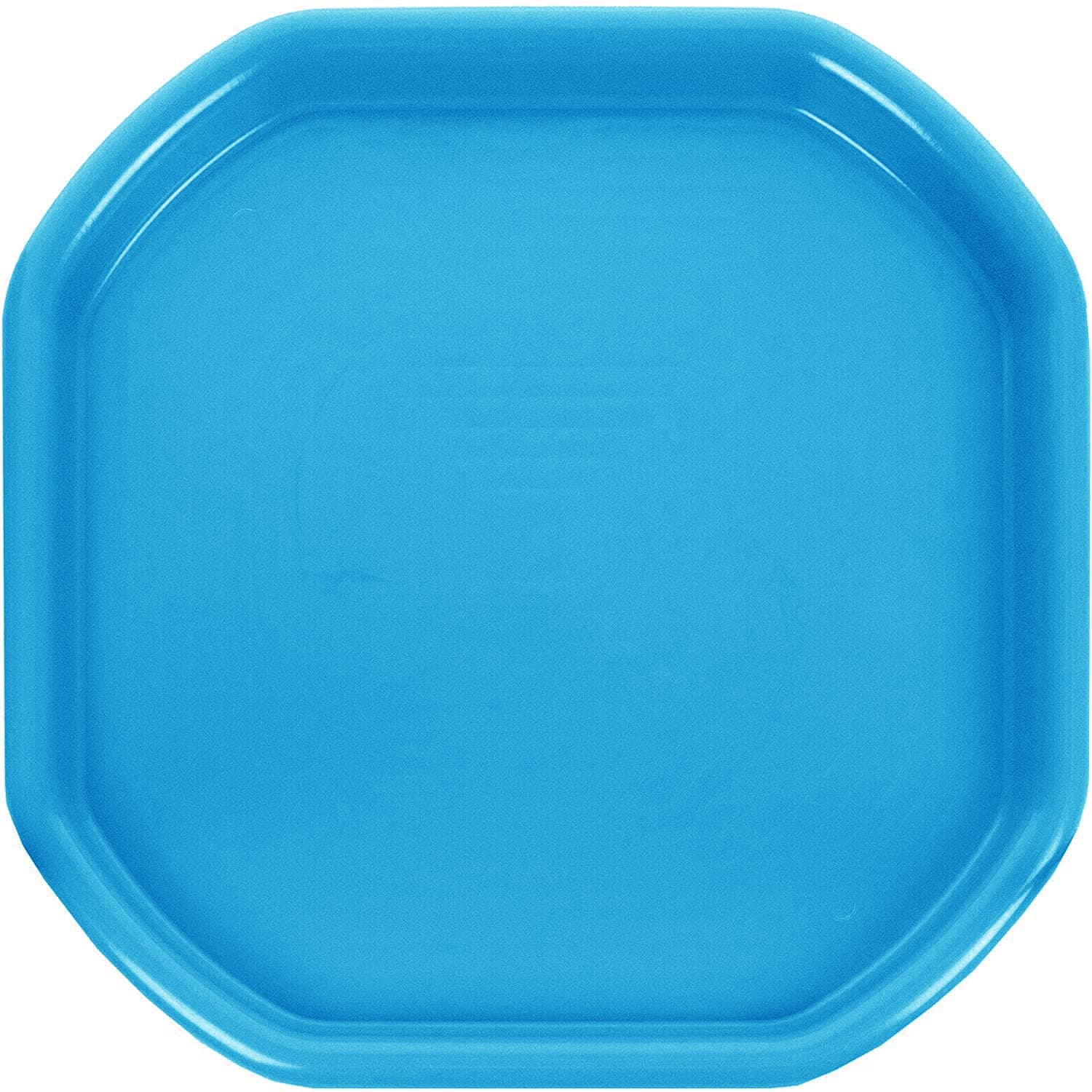 Plastic Small Mixing Tray Sand Pit Fun Play Tray 70CM X 70CM Tuff Toddlers Messy Play Tray Builder Cement Mortar & Sand Plastering (Sky Blue, 1 Qty)