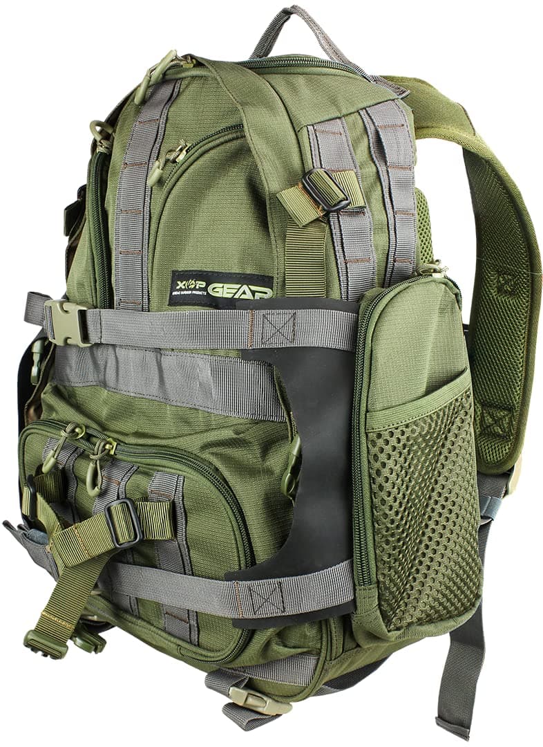 Striker Evolution Hunting Backpack, Waterproof Hunting Pack, Durable Large Capacity Hunting Day Pack for Rifle Bow Gun (Realtree Edge) XOP Green, XOG-1701-EV