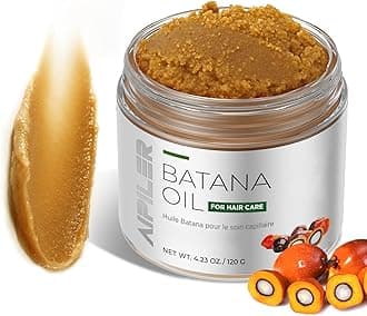 Batana Oil Paste: Pure and Raw Honduras Oil - Pre or Post Shower care for Curly/Coily/Wavy Hair 4.2 oz