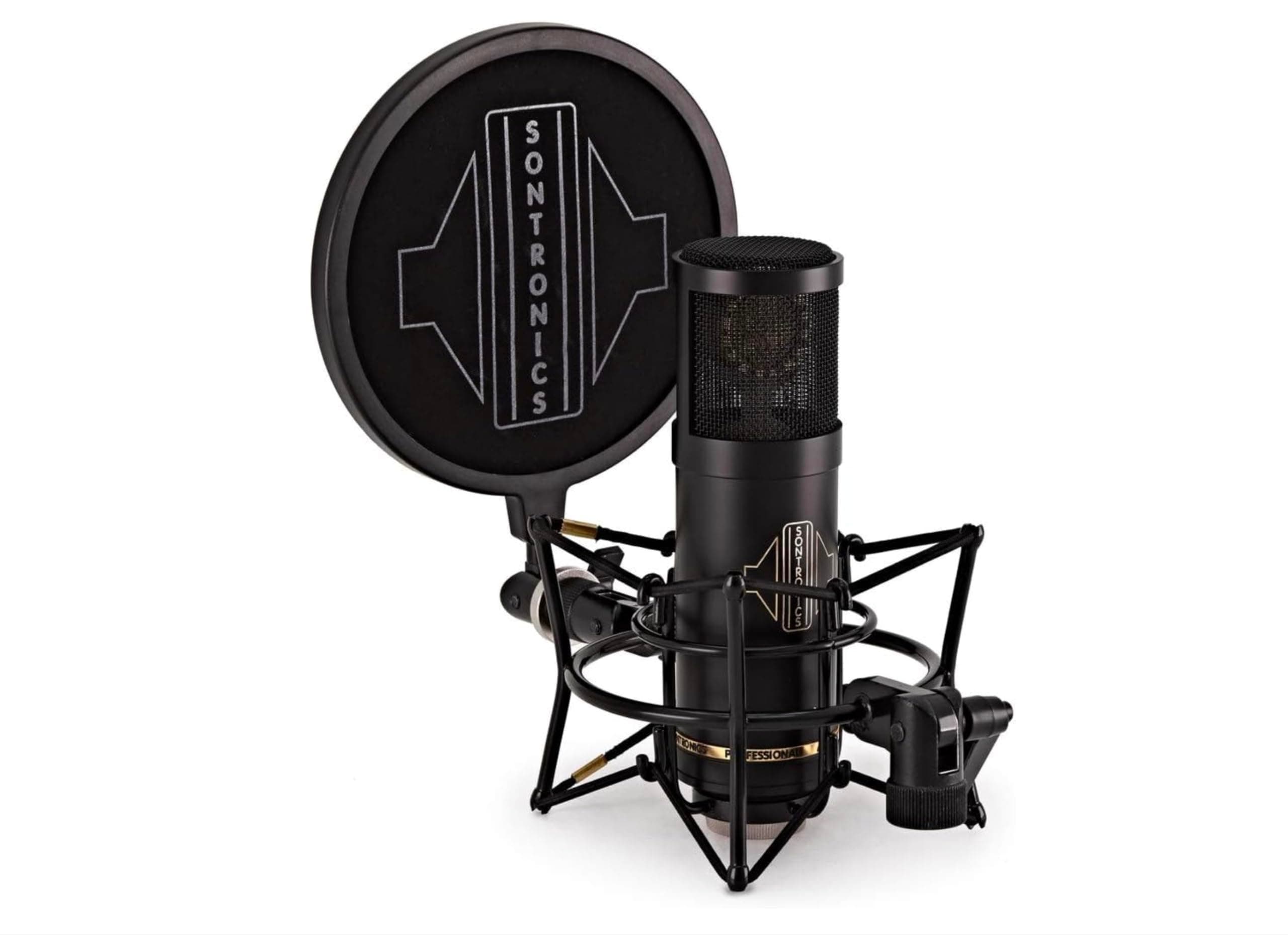 STC-20 Pack Large Diaphragm Professional Cardioid Studio Condenser Microphone with Accessories. Shock Mount, Pop Filter, XLR Cable, Storage Pouch. Record Vocals & Instruments. Easy Setup