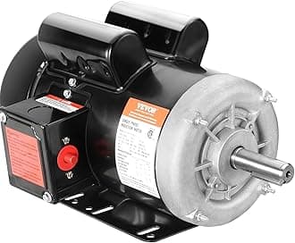 2HP Electric Motor 1725 RPM, AC 115V/230V, 143/5T Frame, Air Compressor Motor Single Phase, 7/8" Keyed Shaft, CW/CCW Rotation for Agricultural Machinery and General Equipment