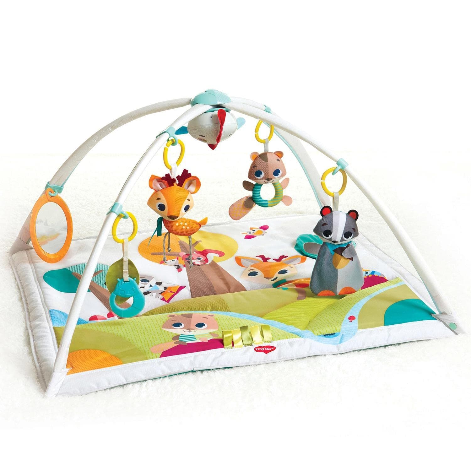 Gymini Deluxe Infant Activity Play Mat, Into The Forest