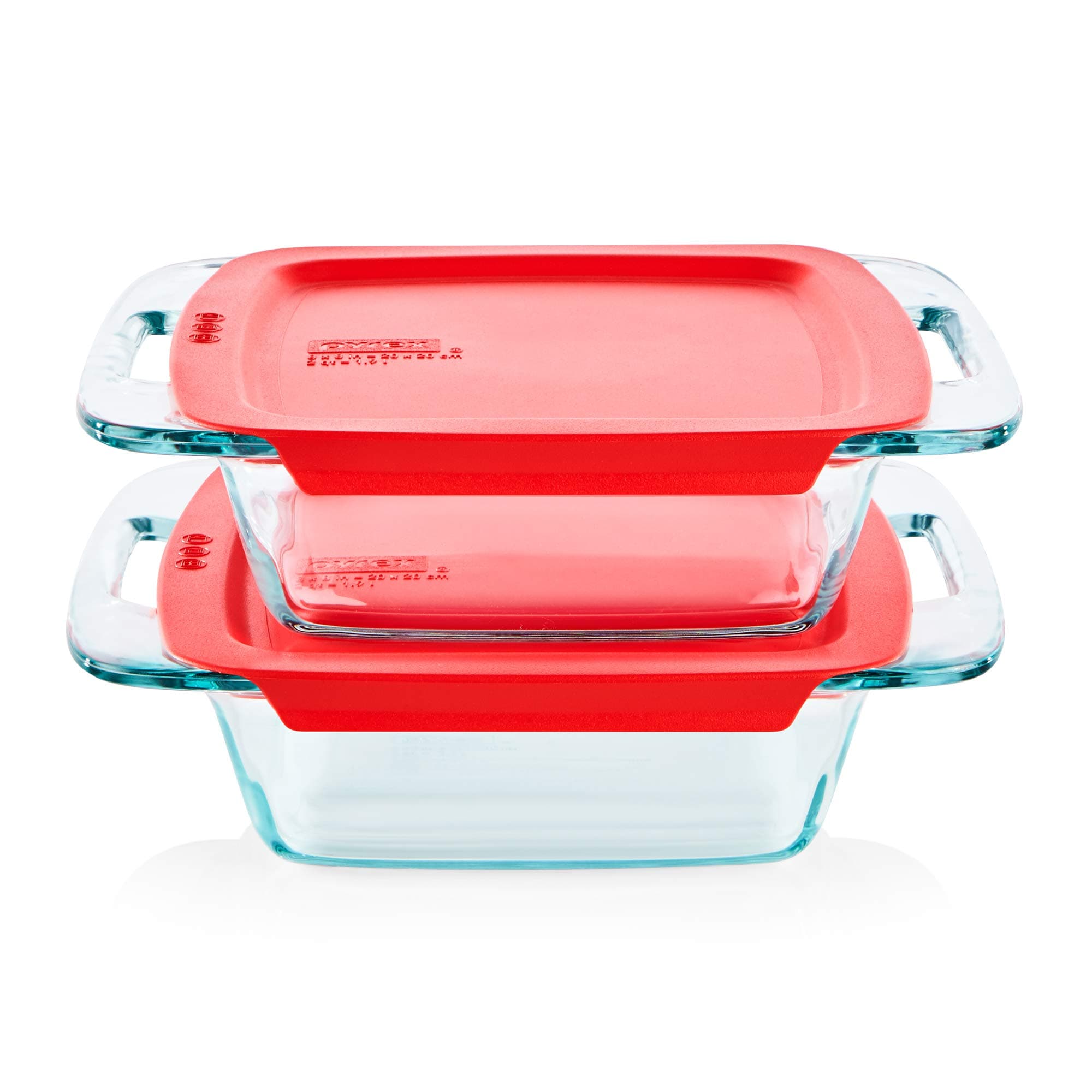 PyrexEasy Grab Baking Dish with lid Food Storage, 8" x 8"