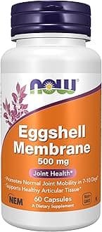 NOWSupplements, Eggshell Membrane (A Unique Biological Matrix Composed of Major Joint Constituents) 500 mg, 60 Veg Capsules
