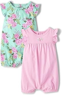 Baby Girls' And Toddler Everyday Summer Rompers
