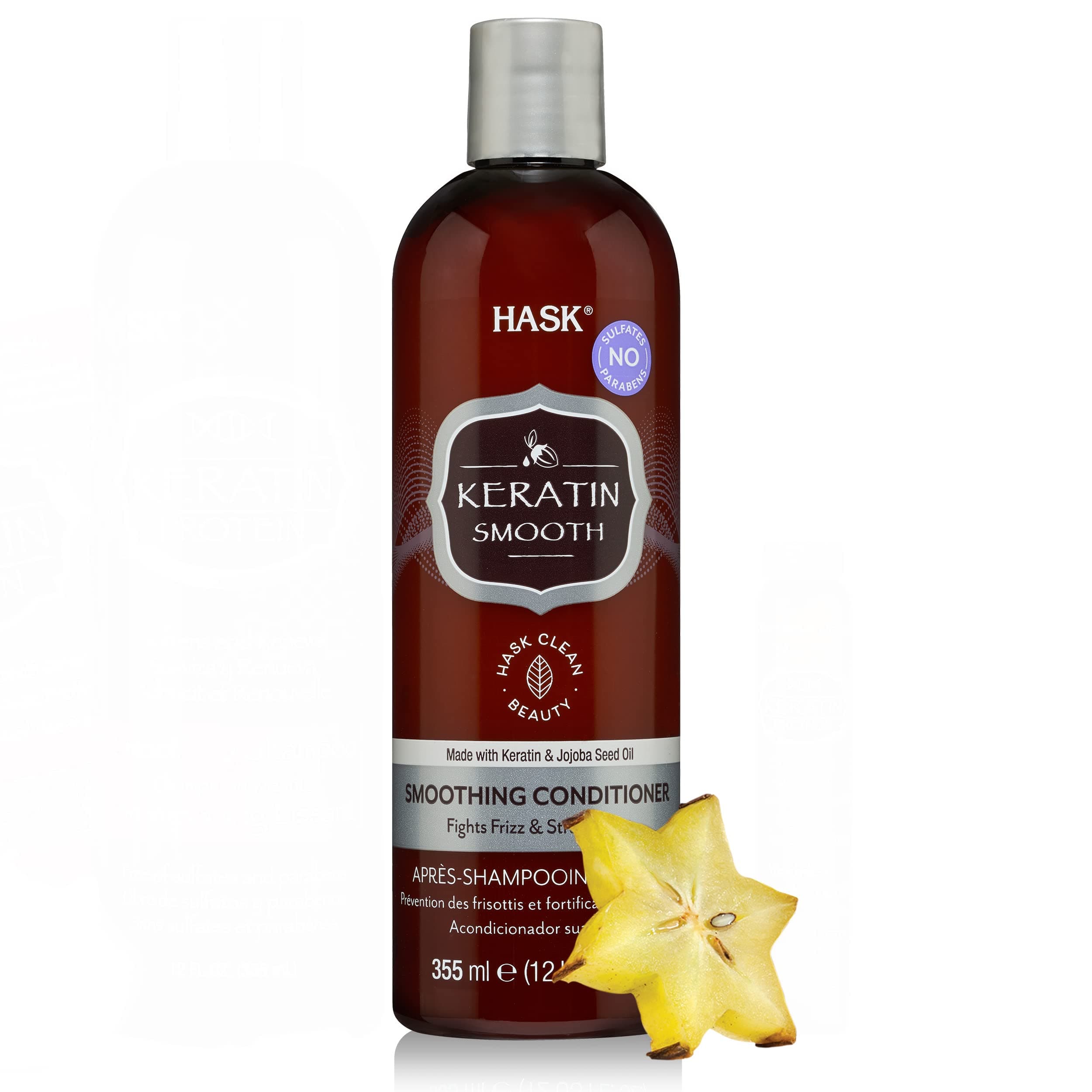 HaskKeratin Protein Smoothing Conditioner, 12 Ounce