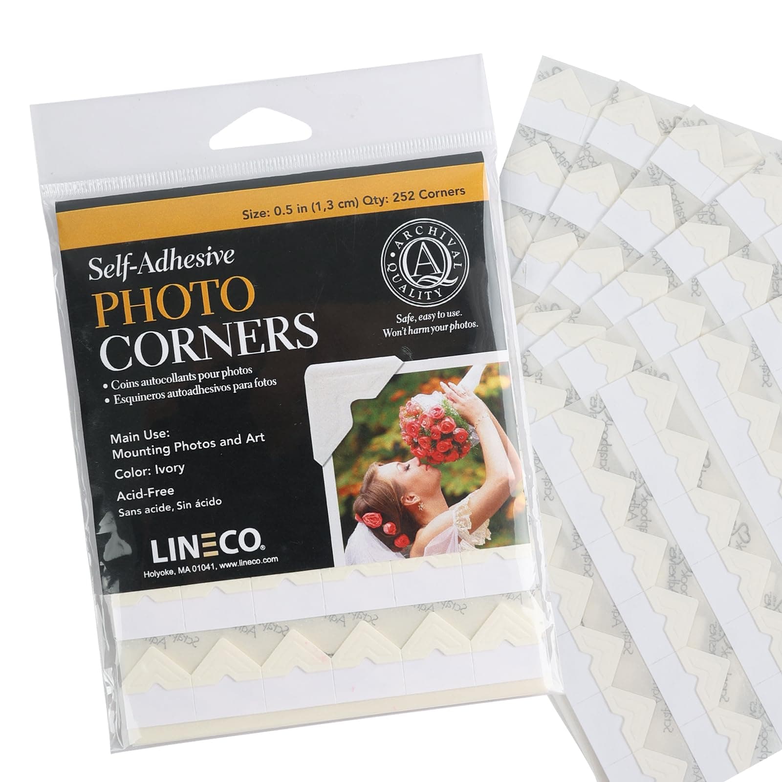 Acid Free Ivory Photo Corners 252 Pkg