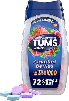 278548 Ultra Strength 1000 Antacid Tablet, Assorted Berries, Pack of 72
