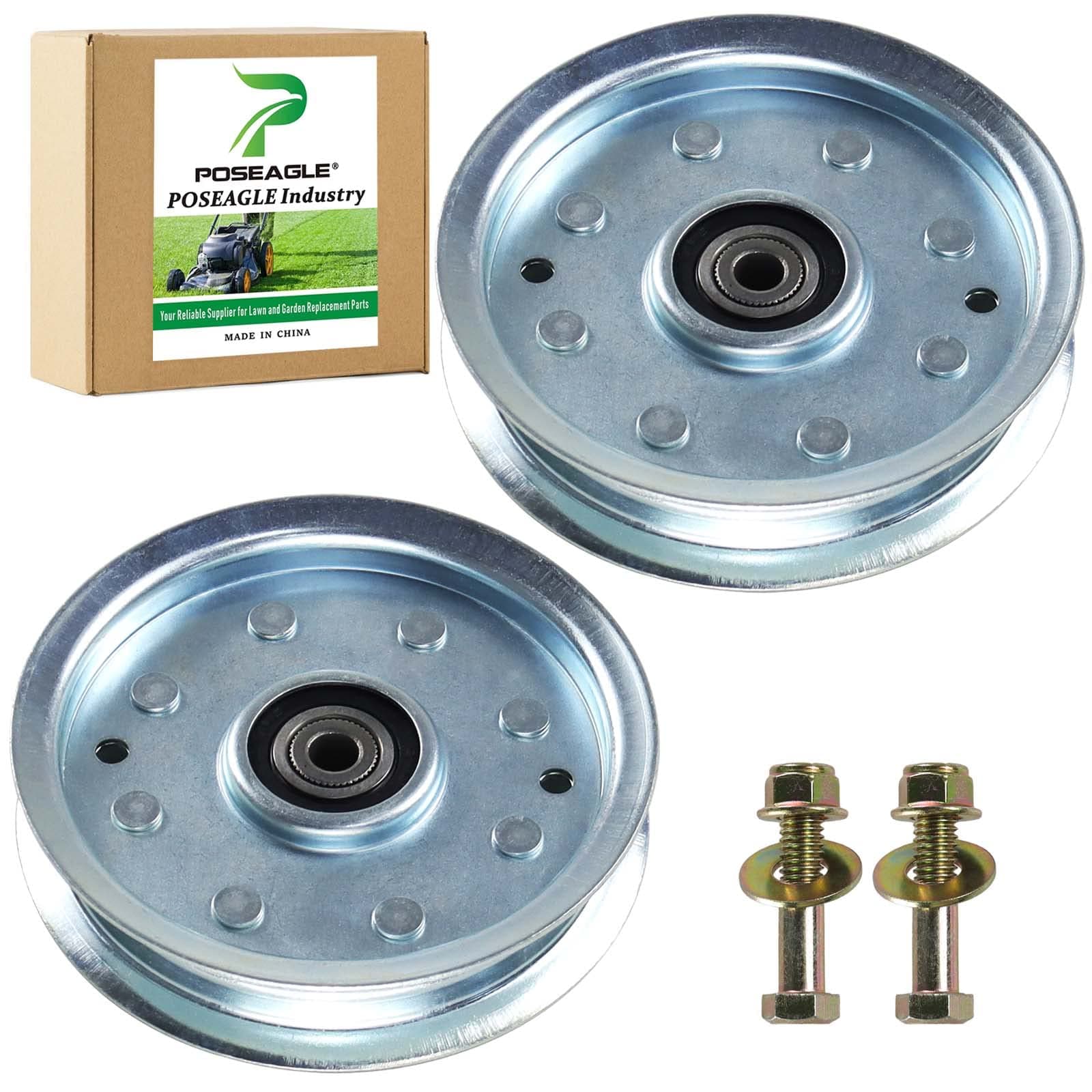 2 Pack 756-04129b Idler Pulley 4.25 Replace Troy Bilt Pulley 753-08171 Idler Pulley kit Cub Cadet 756-04129b Cub Cadet 756-04129 Idler Pulley MTD 756-04129 Pulley 956-04129 Pulley 753-08068