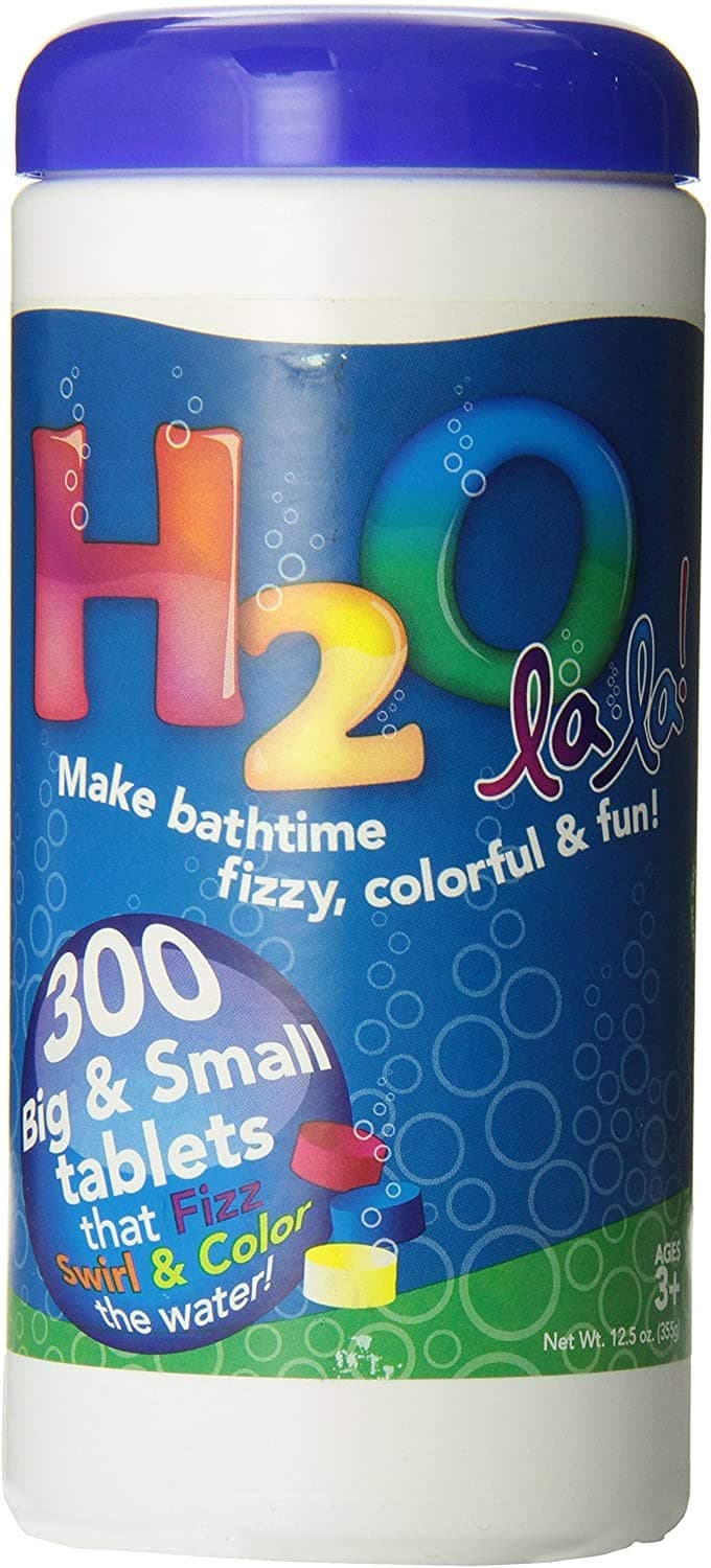 H2O La La Color - Classic Changing Bath Tablets 300 Count jar - Fun Educational Bathtime Activity for Kids, Safe, Non Toxic, Non Staining, Soap and Fragrance-Free