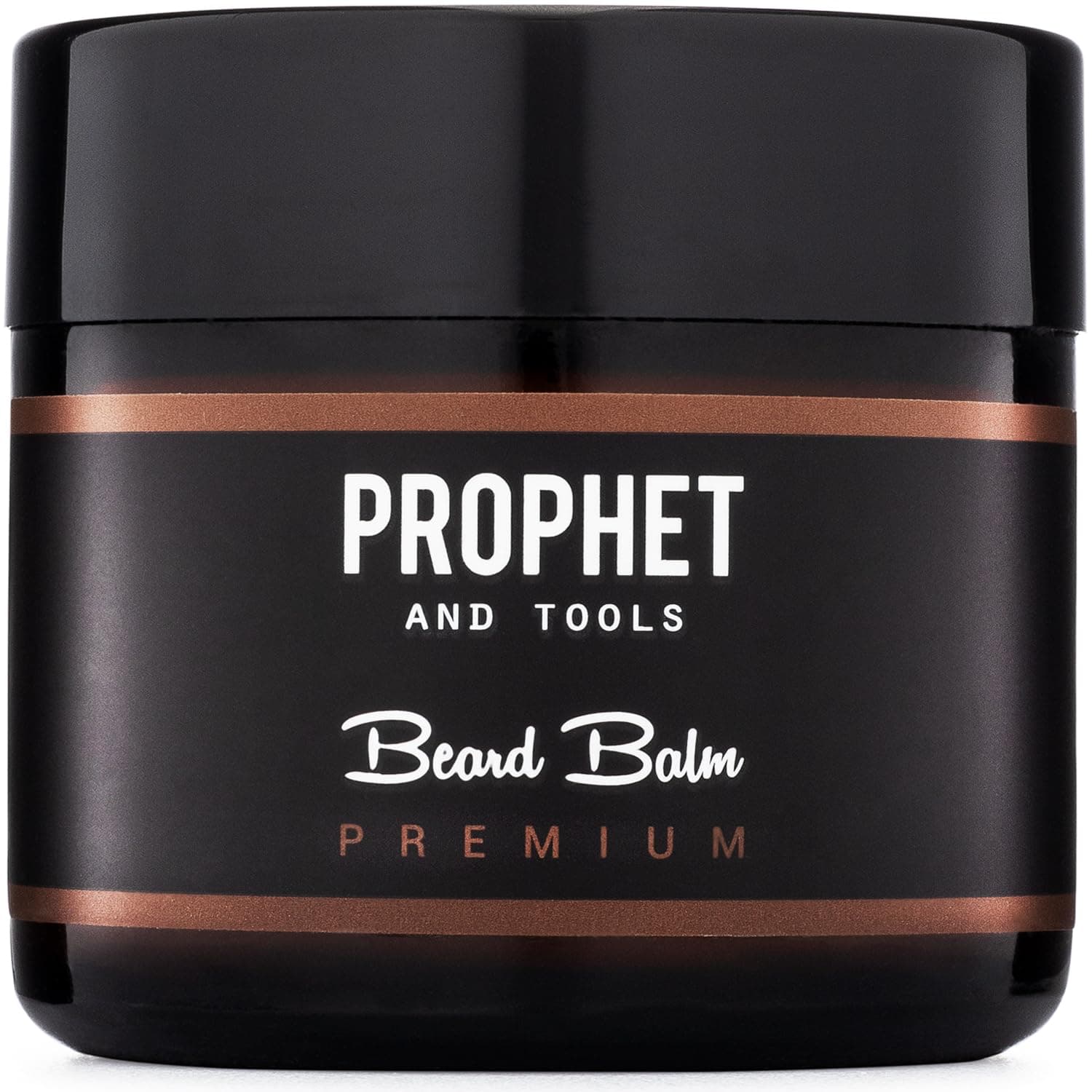 Prophet and Tools Organic Beard Balm - 12hr Hold for Styling, Thicker Beard Appearance, Moisturizing & Anti-Itch, Reduces Flaking, Suitable for All Hair Colors & Types - 60g