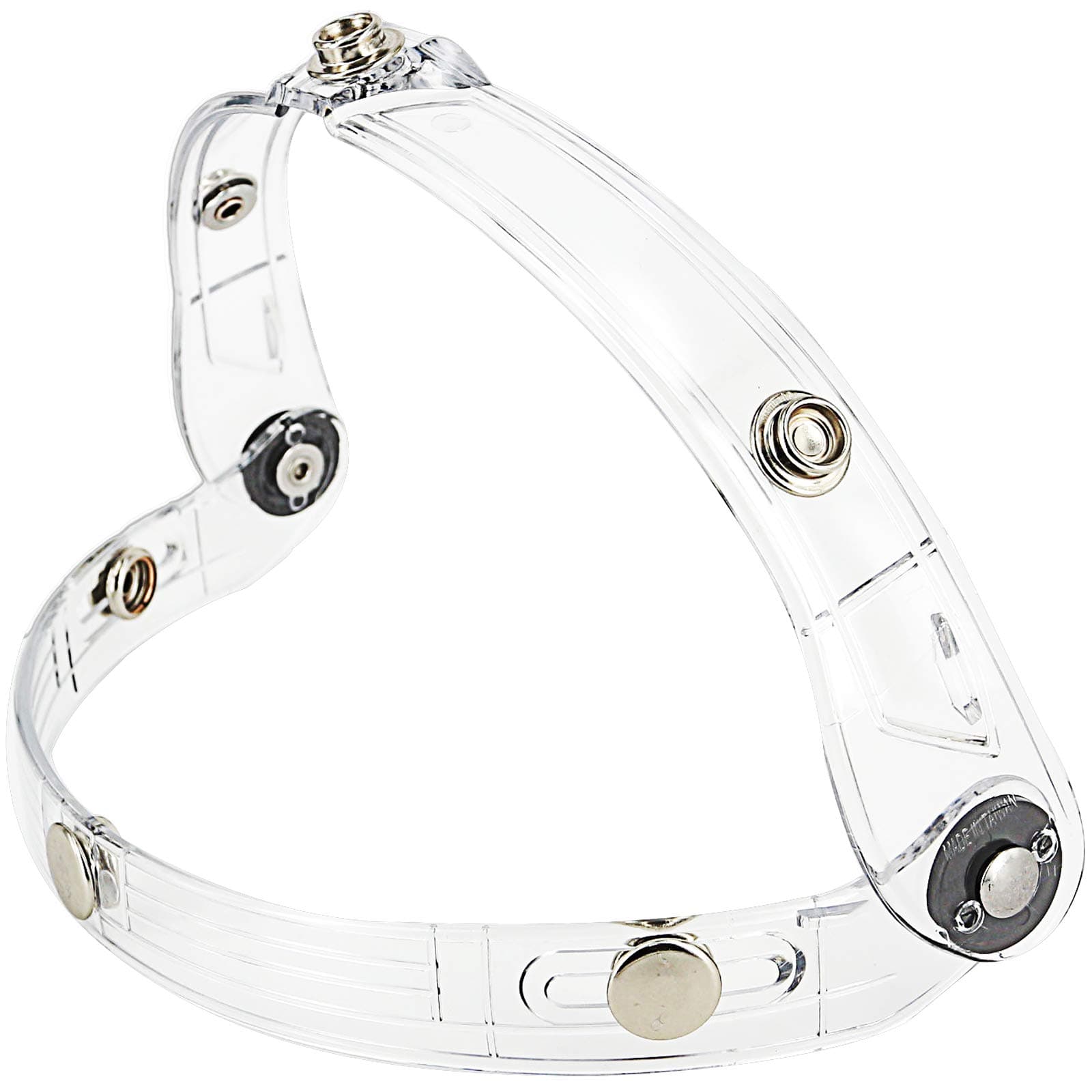 Adapter Flip Up Base Attachment for 3-Snap Bubble Shield Visor (Clear)