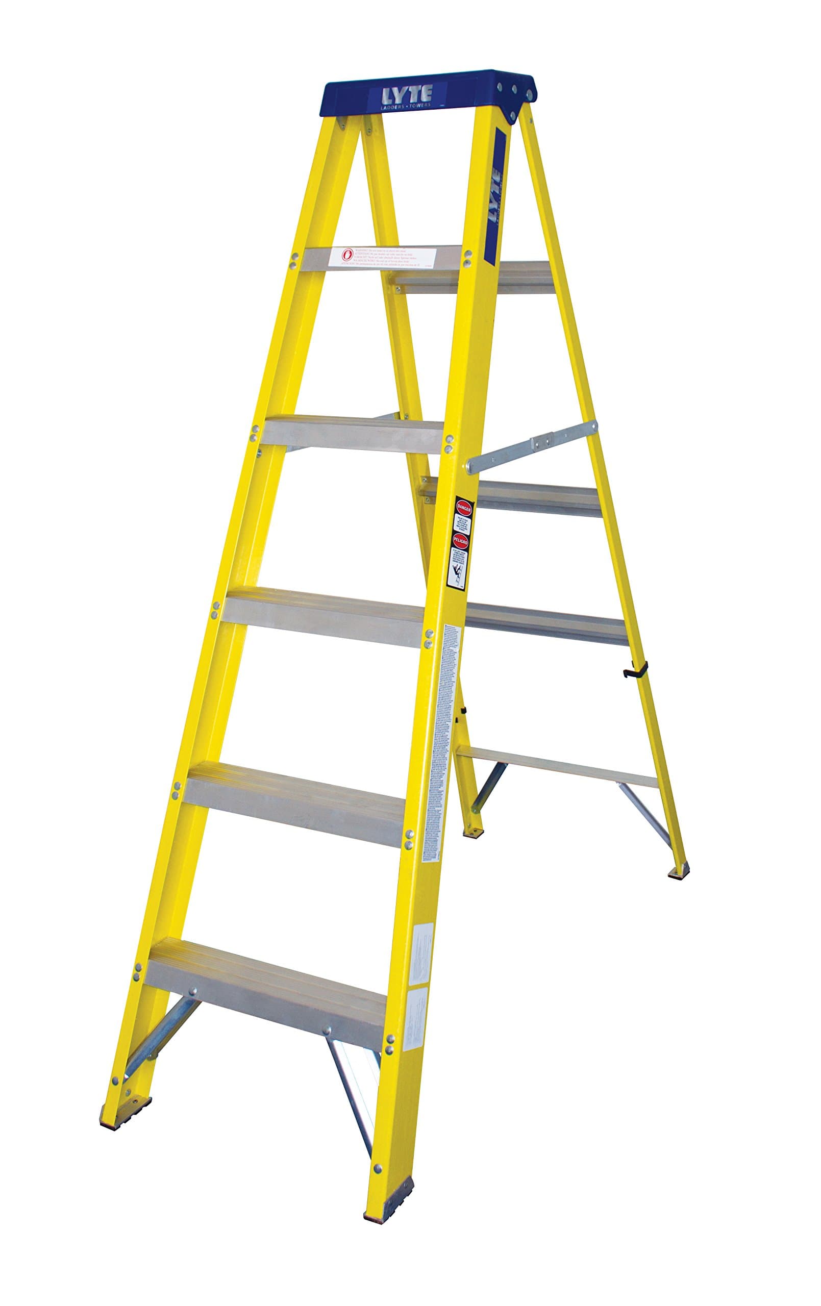 LyteLadders GFHS6 6 -Tread Fibreglass Step Ladder
