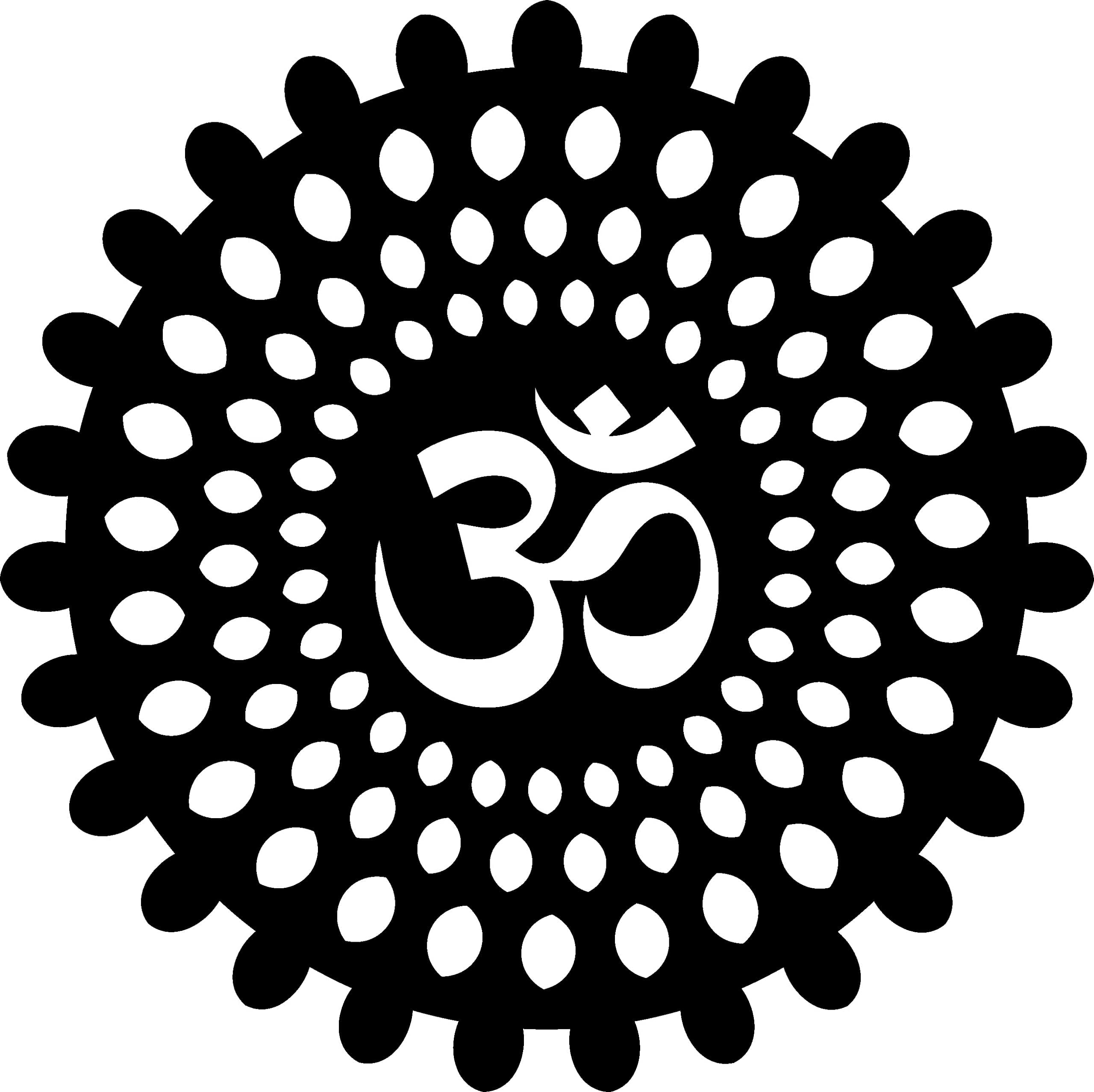APS ART PLUS STORE Beautiful om Design Wall Hanging, Om Showpiece For Home Entrance, Om Design Wooden Religious Wall Hanging