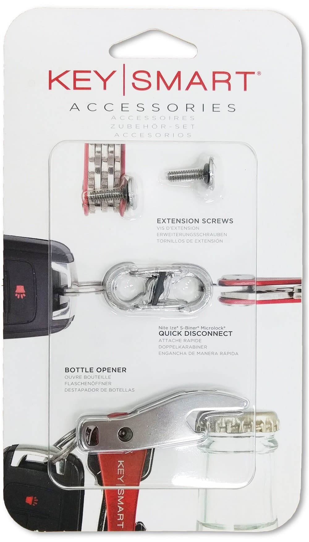 KEY SMARTKeySmart Accessory Pack - Expansion Pack-14 Keys, Quick Disconnect and Bottle Opener