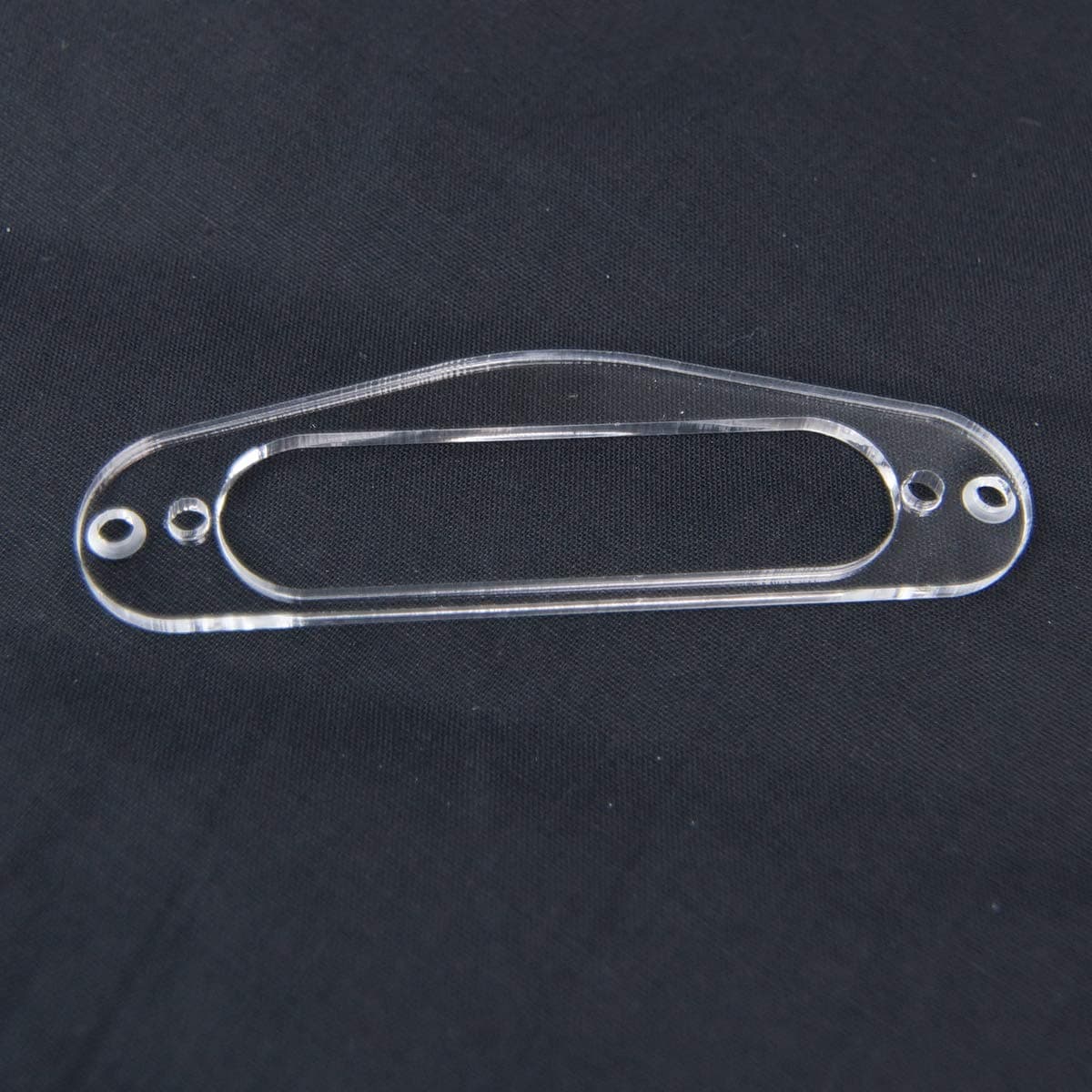 Guitar Pickup Mounting Ring Plate for Regular Single-coil Guitar Pickup, Clear Transparent