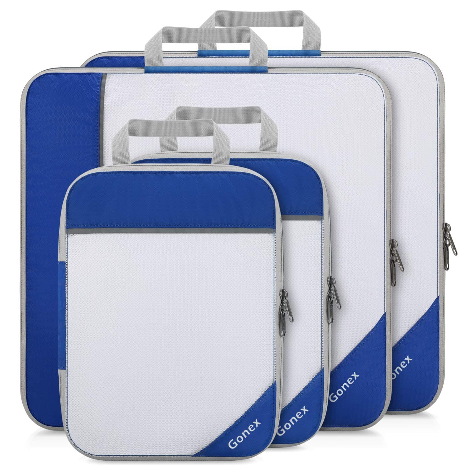 Compression Packing Cubes, Gonex Extensible Storage Mesh Bags Organizers