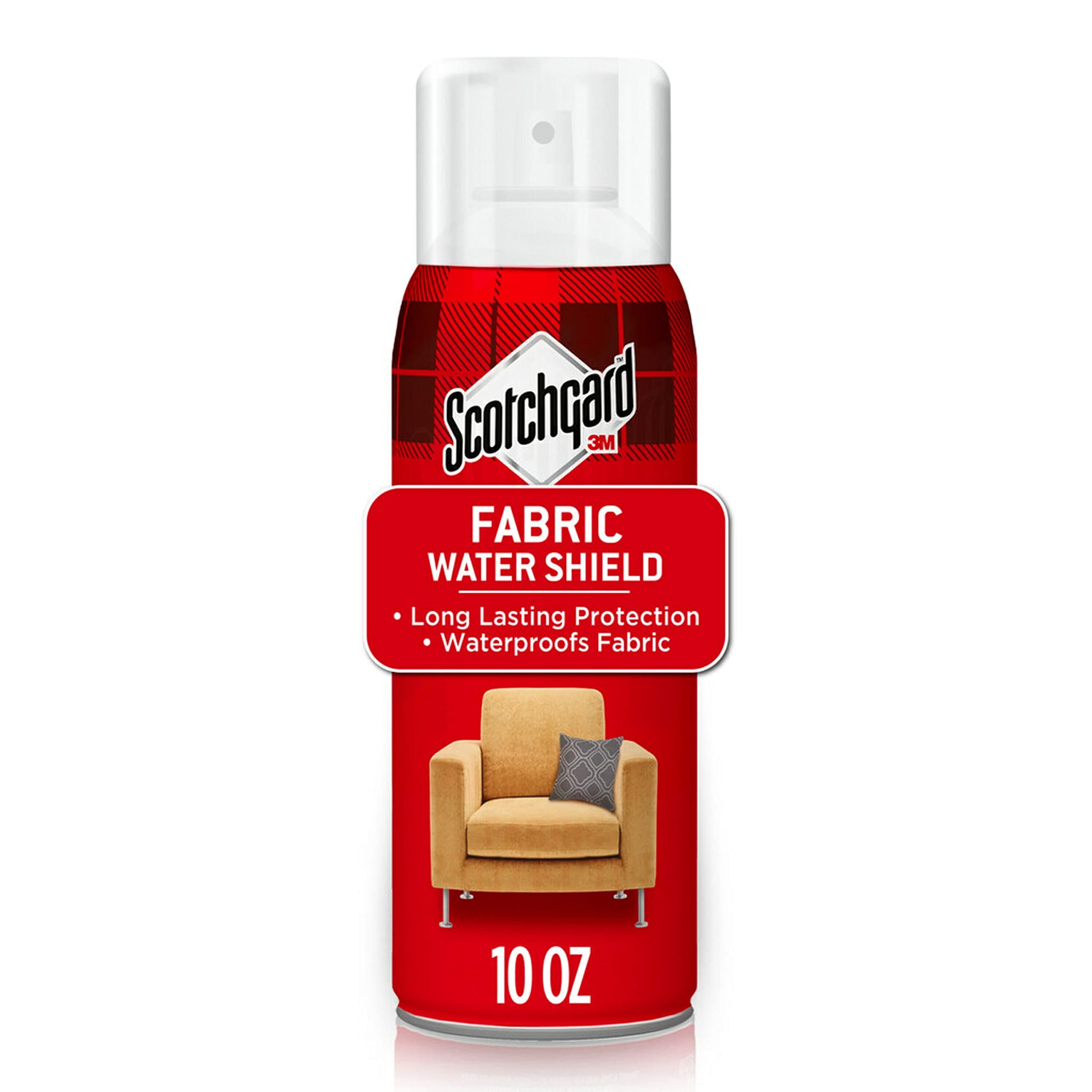 Fabric Water Shield 10 oz (283ml), 1 can/pack | Repels Spills | Blocks stains | Ideal for Couches, Pillows, Shoes | Long Lasting Protection | Dries quickly and odorless