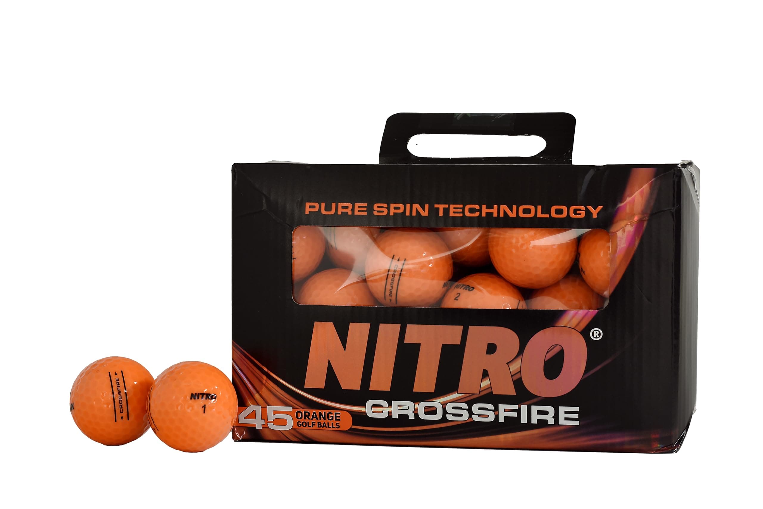 Crossfire 45 Golf Balls, 45- Pack - Orange