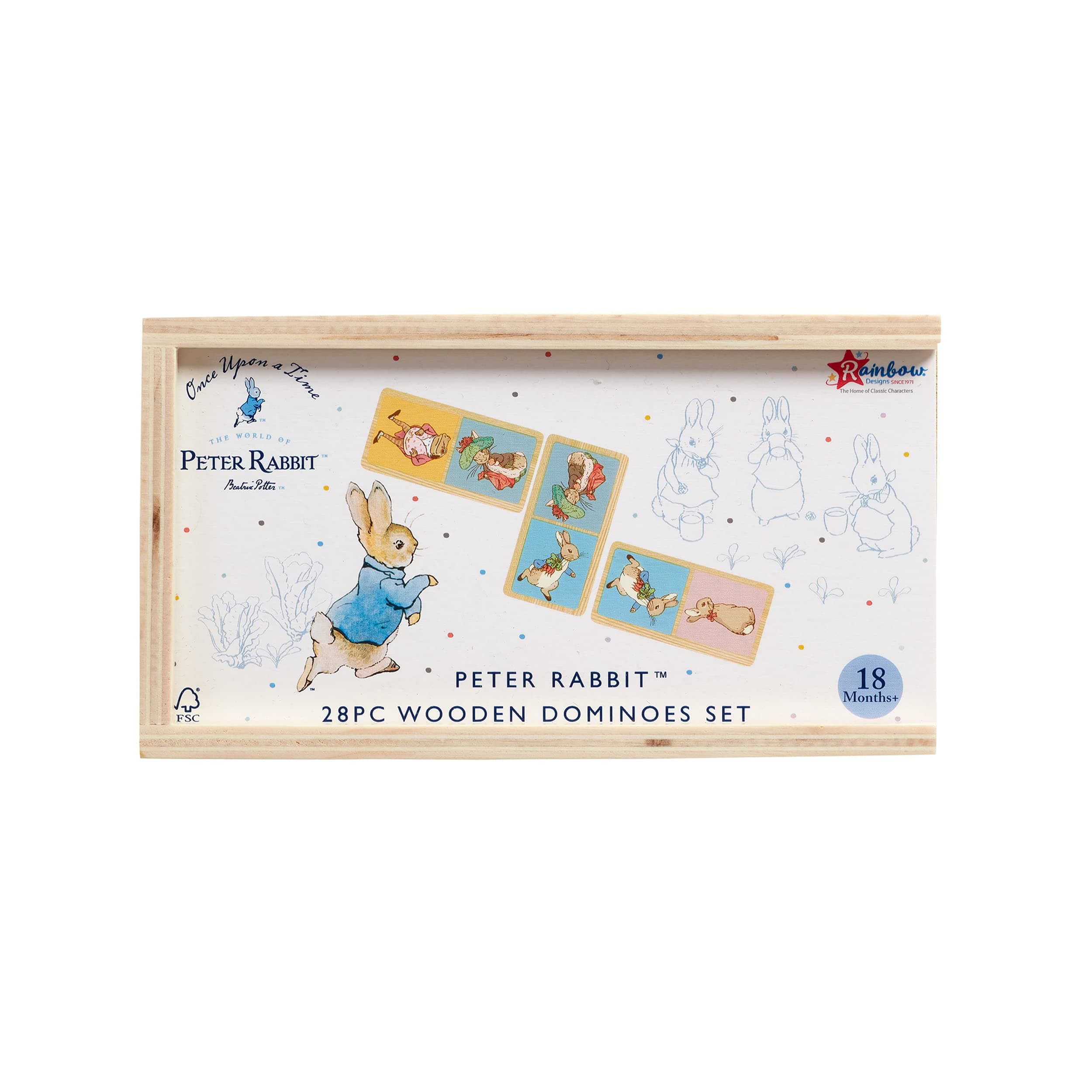 Rainbow Designs Official Peter Rabbit Dominoes by