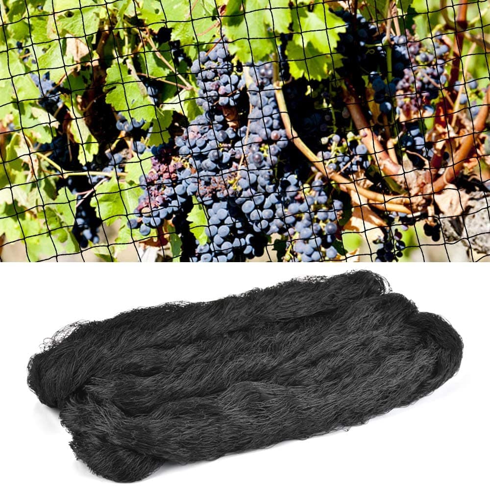 Eluck Bird Netting, 6.9 X 98 Ft, 3/4" Square Mesh Size, Protect Plants and Fruit Trees, Extra Strong Garden Net, Anti Bird Deer Protection Net, Doesn't Tangle and Reusable
