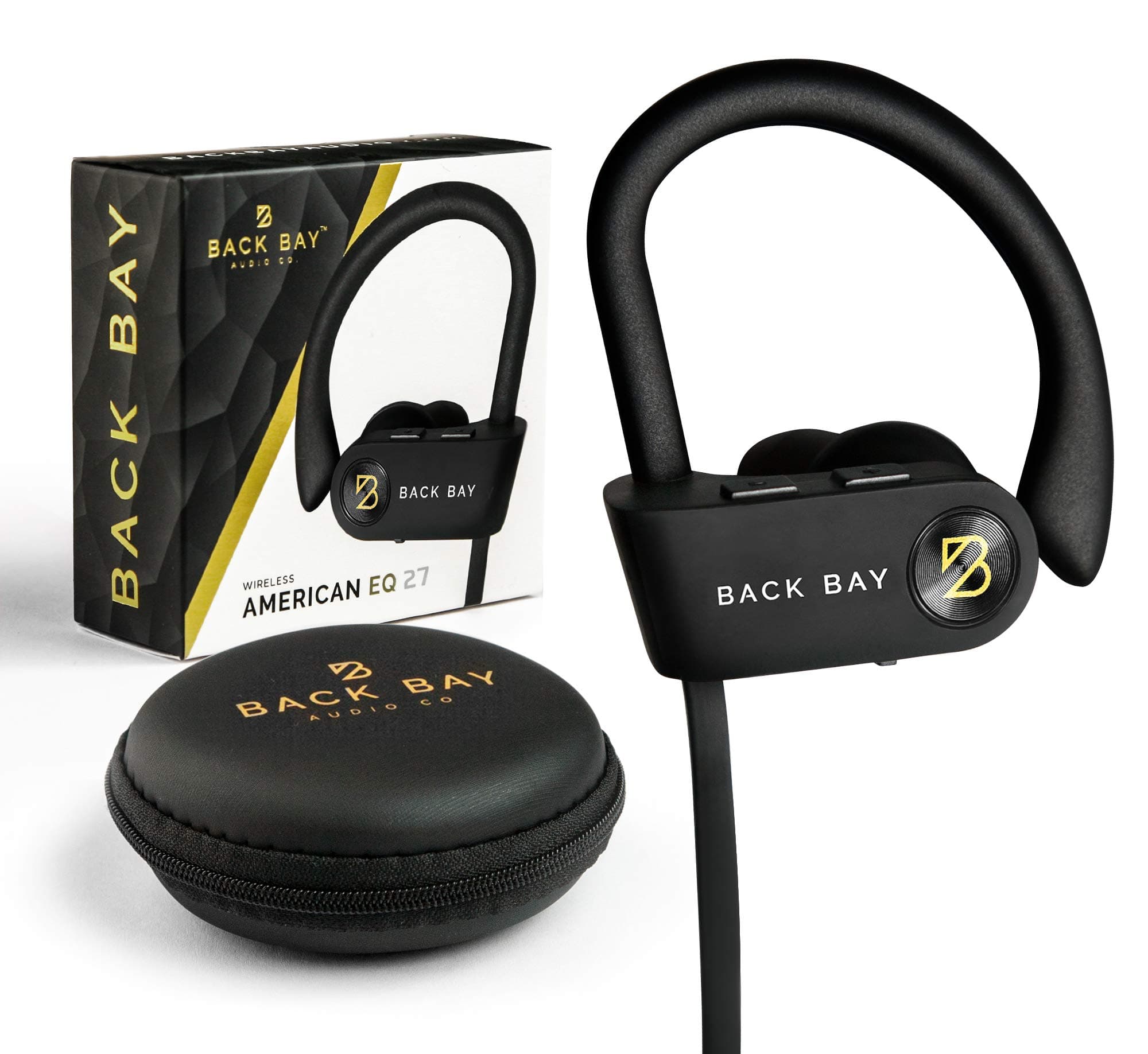 Runner 60 Wireless Running Earbuds with Cord, 80 Hour Long Battery Life with Microphone, Earphones in Ear Headphones