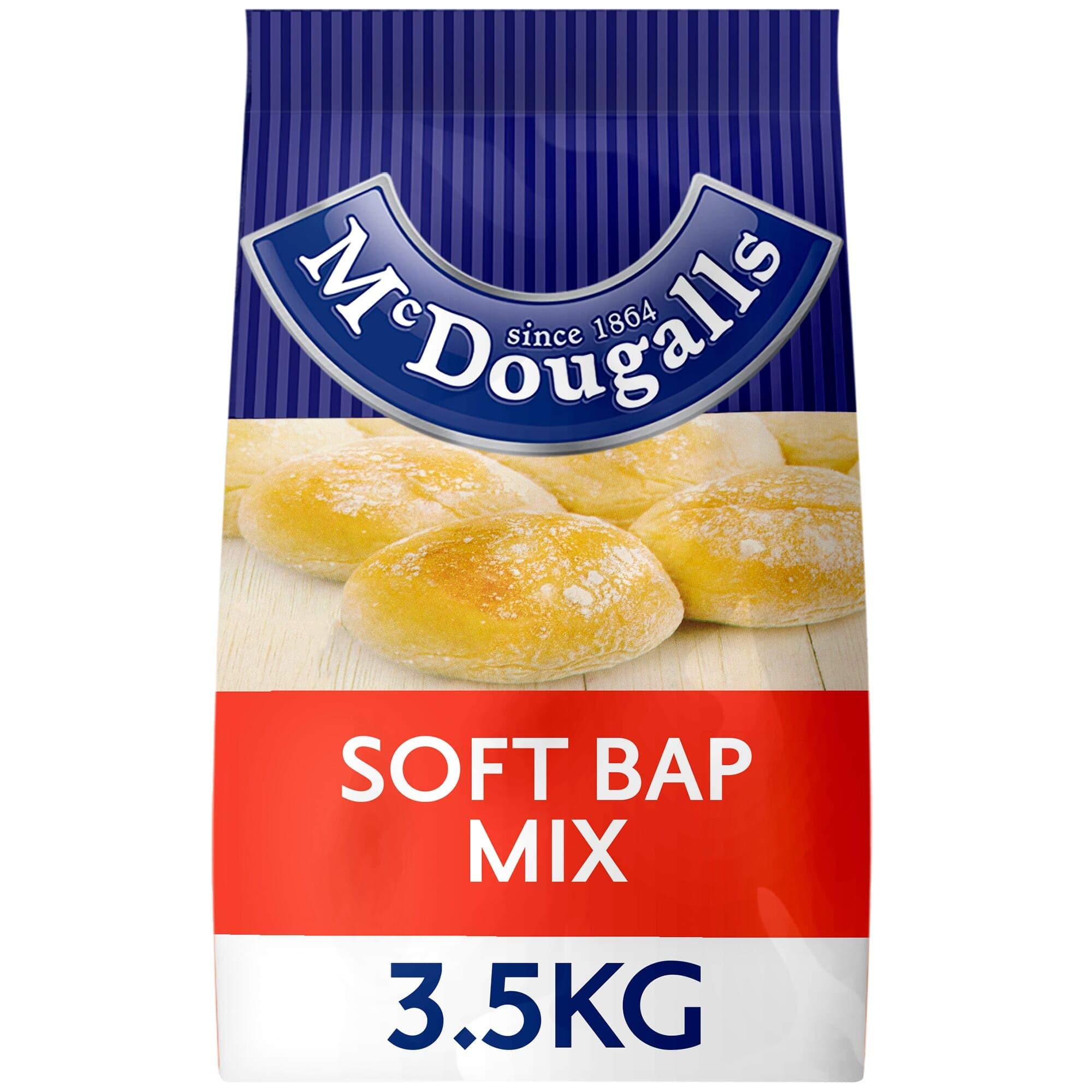 McDougalls Soft Bap Bread Mix - 1x3.5kg