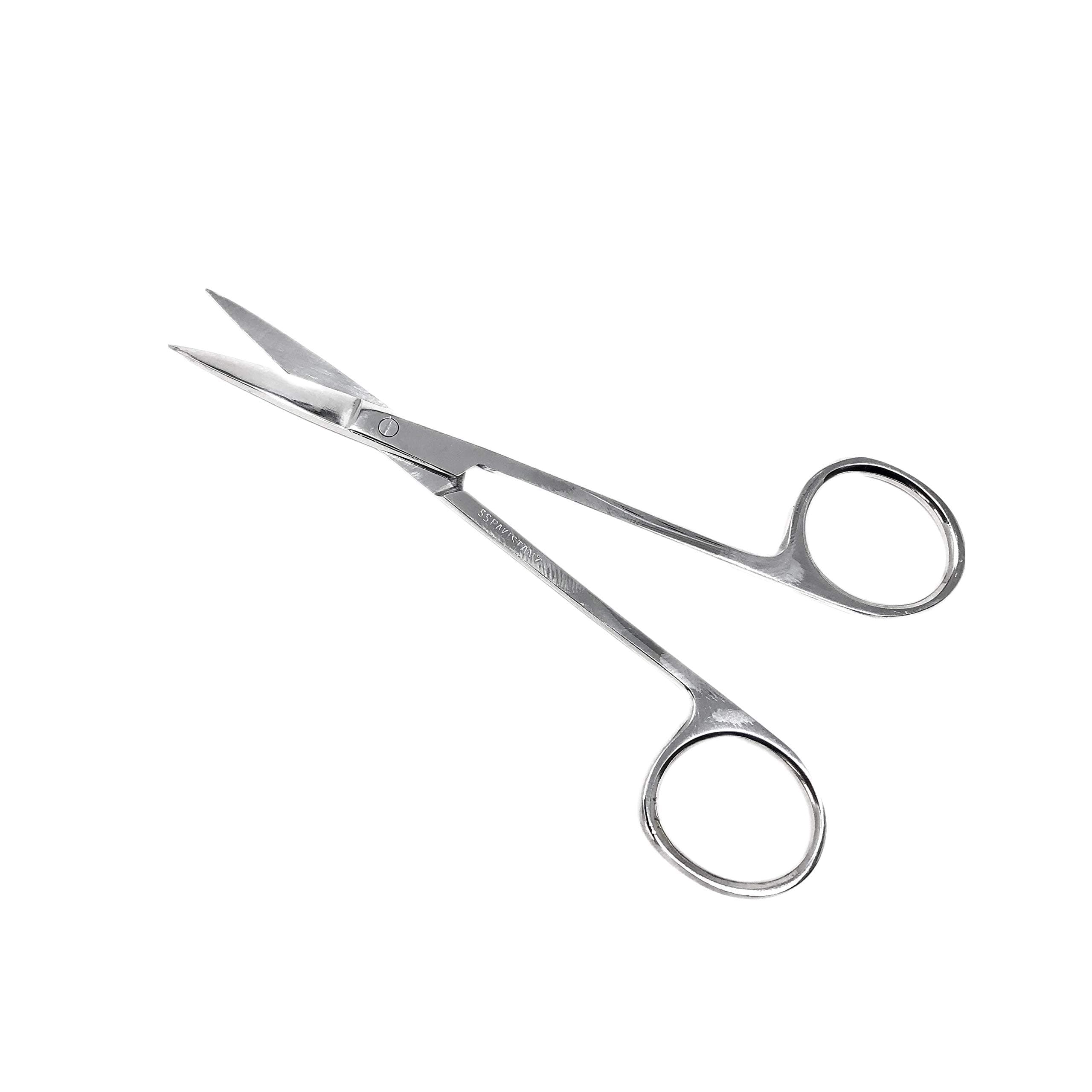 Cynamed Iris Micro Dissecting Precision Lab Scissors, Fine Point Straight - Perfect for Doctors, Nurses, EMS, Students, Education & Training and More (Pack of 1)