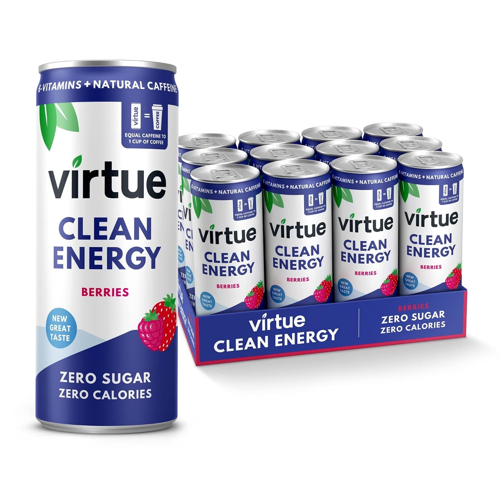 Virtue Energy Water (Berries, 12 pack)