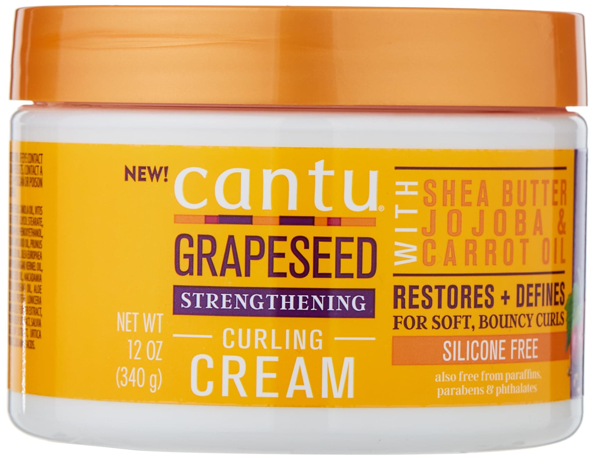 Grapeseed Strengthening Curl Cream, 12 oz