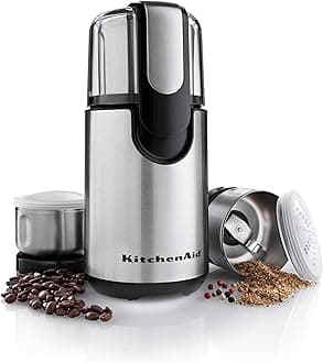 KitchenAid Blade Coffee Grinder and Spice Grinder Combo Pack, Onyx Black