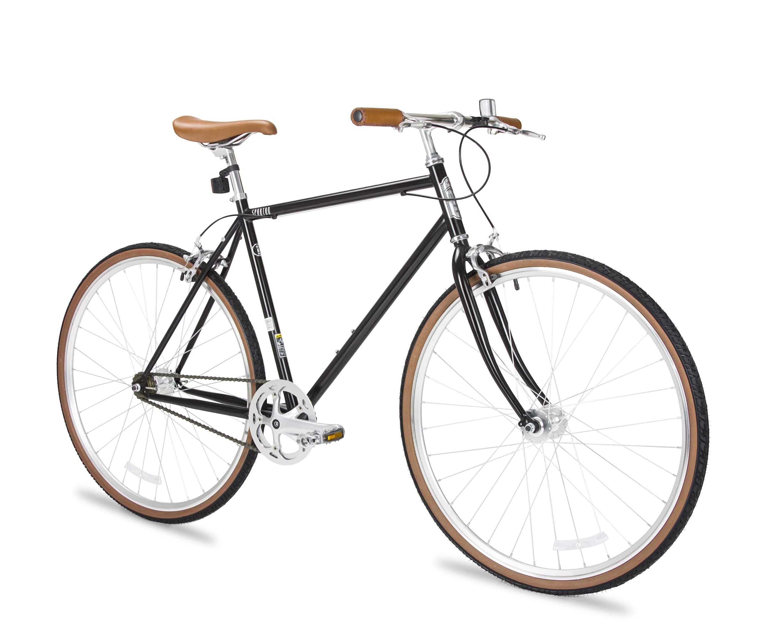 Spartan 700c Platinum Fixie Bicycle (Single-Speed)