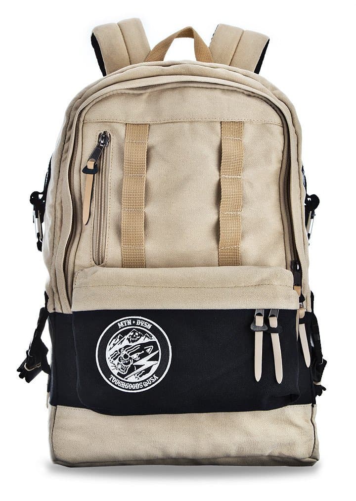 MTN DVSN Panther Pack Tan- Aggressive Skate Backpack (Holds 1 Pair of Skates)