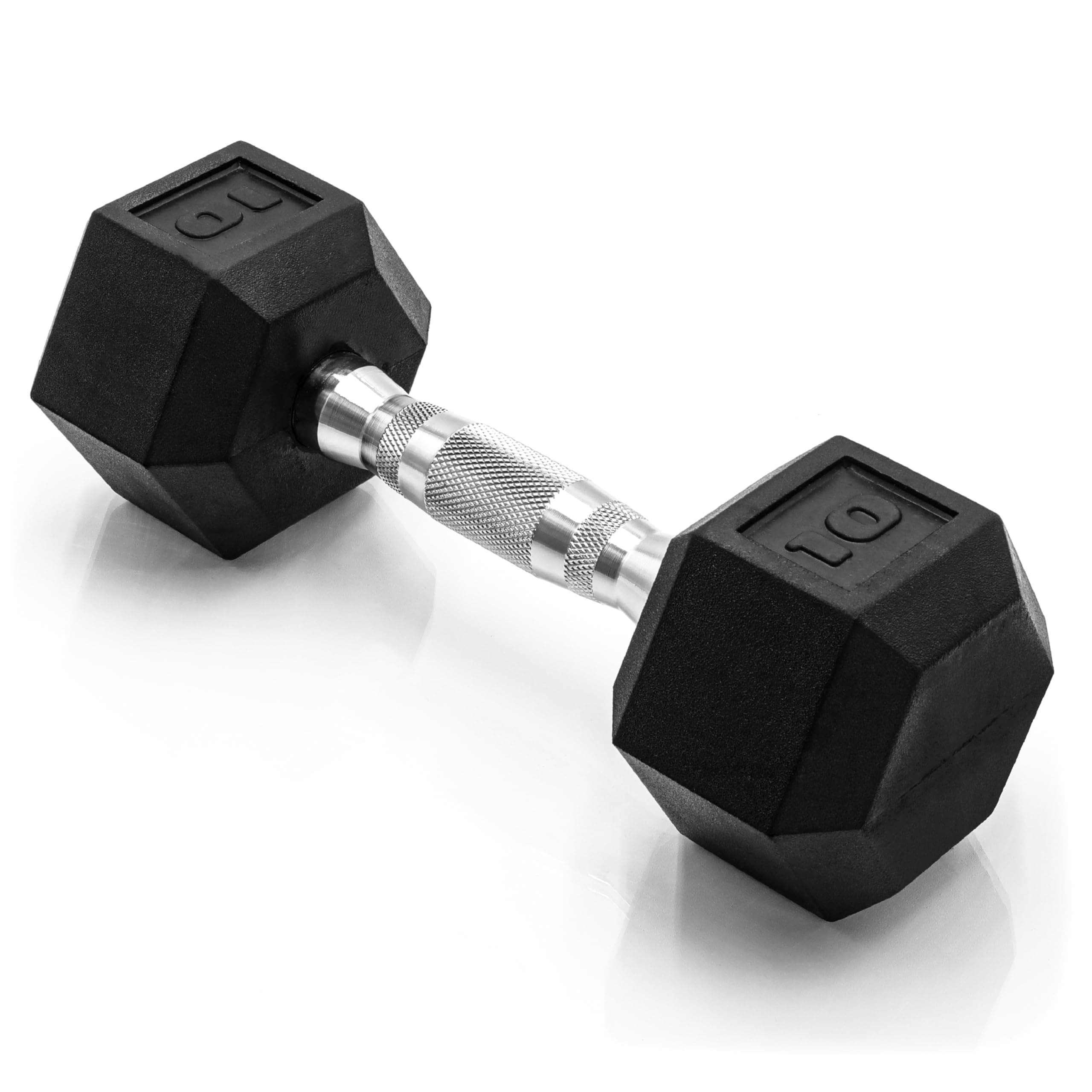 CAP Barbell Coated Hex Dumbbell Weight - Single | 10-120 lbs | Multiple Options