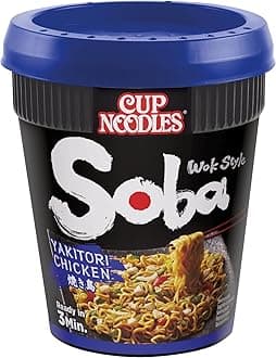 NISSIN Cup Noodles, Soba Wok Style Yakitori Chicken Flavour